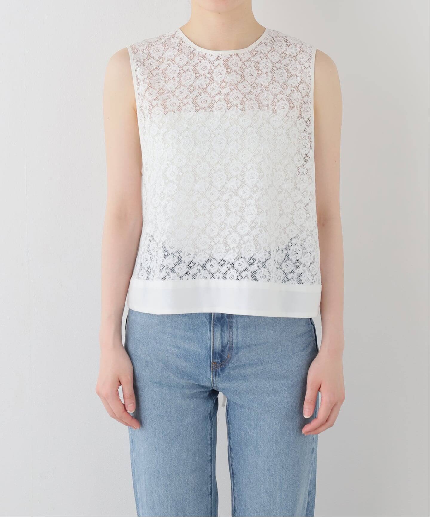 Heriter/エリテ Valenciennes lace BL ブラウス H1-26-3001（シャツ 