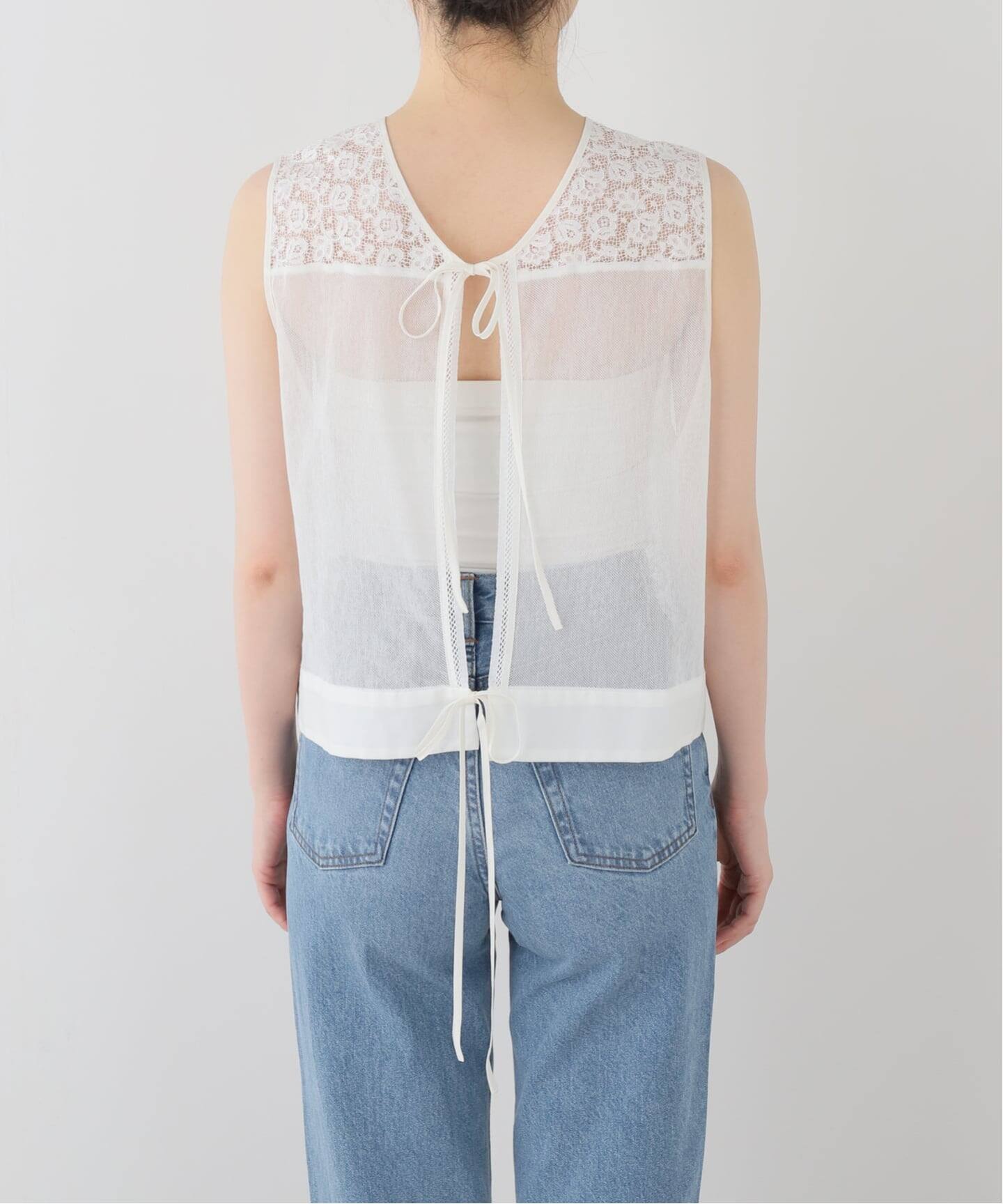 Heriter/エリテ Valenciennes lace BL ブラウス H1-26-3001（シャツ 