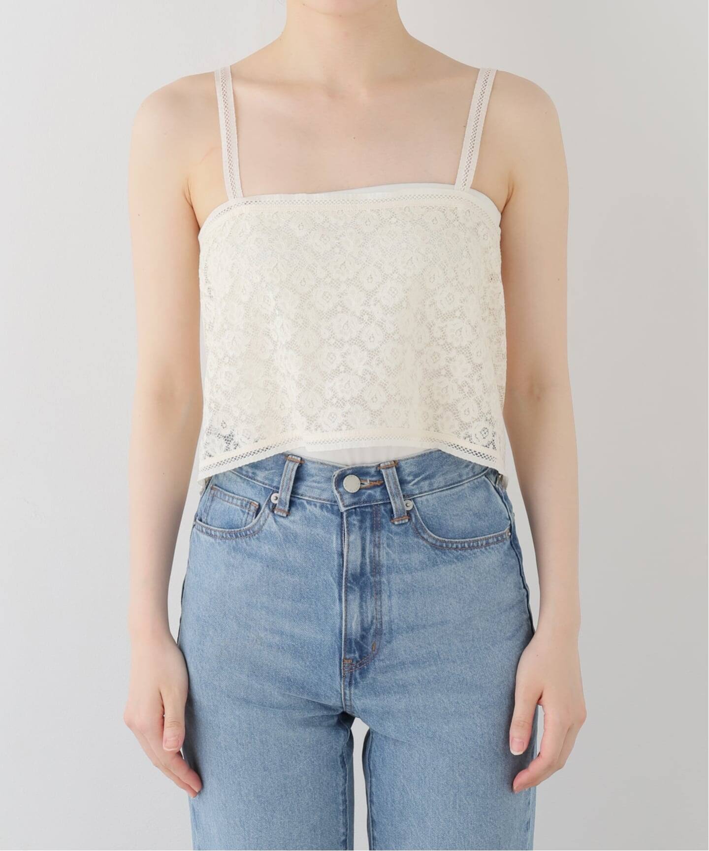 Heriter/エリテ Valenciennes lace camisole キャミソール H1-26-3002