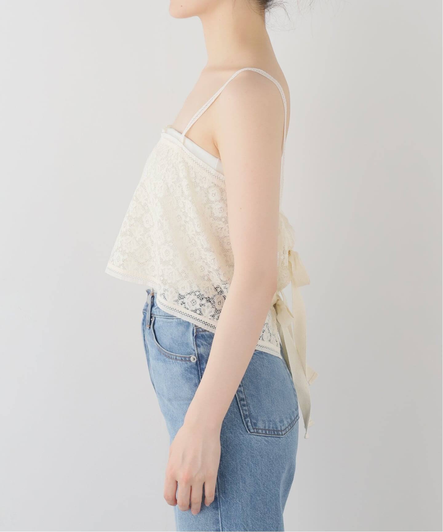 Heriter/エリテ Valenciennes lace camisole キャミソール H1-26-3002