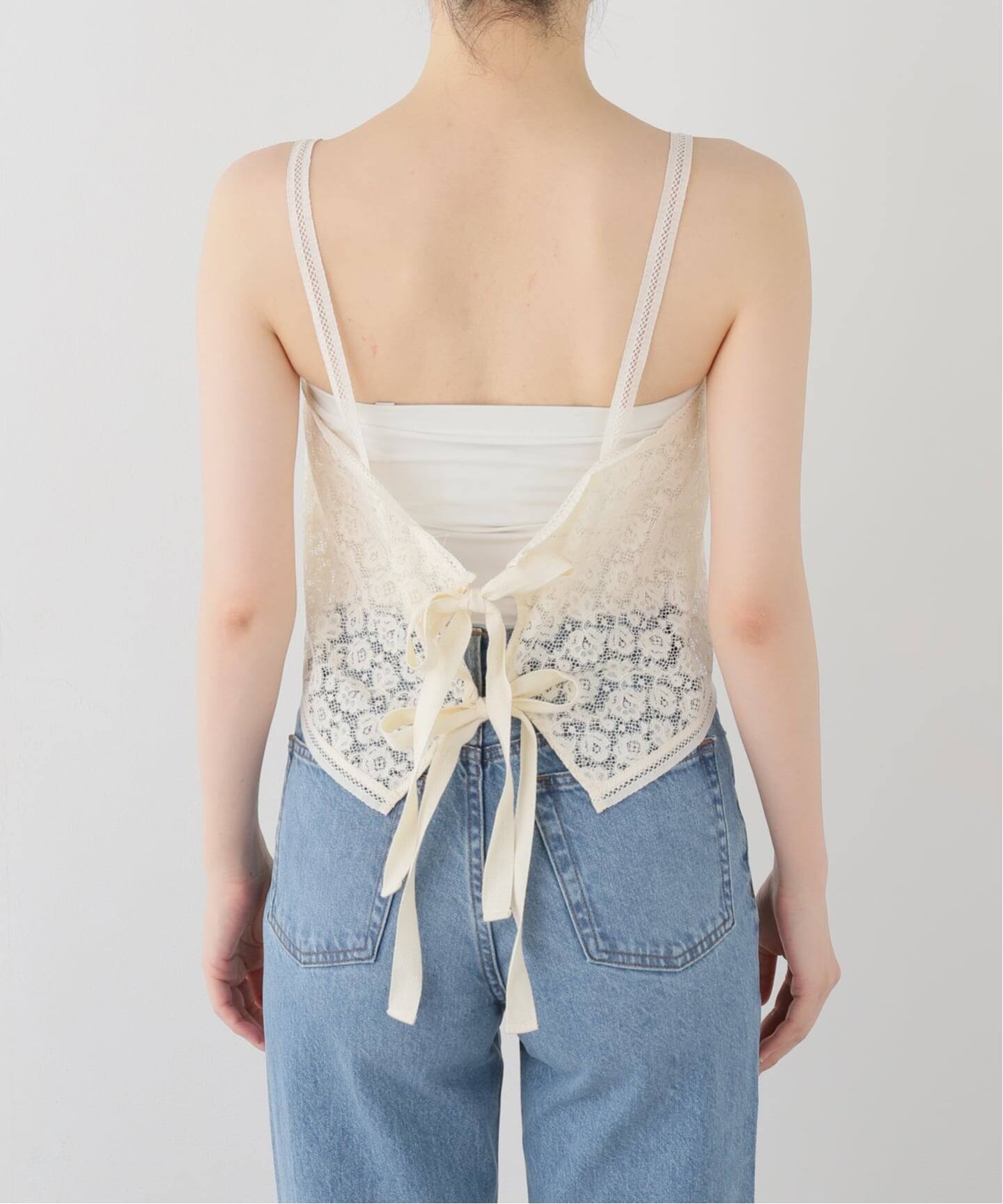 Heriter/エリテ Valenciennes lace camisole キャミソール H1-26-3002