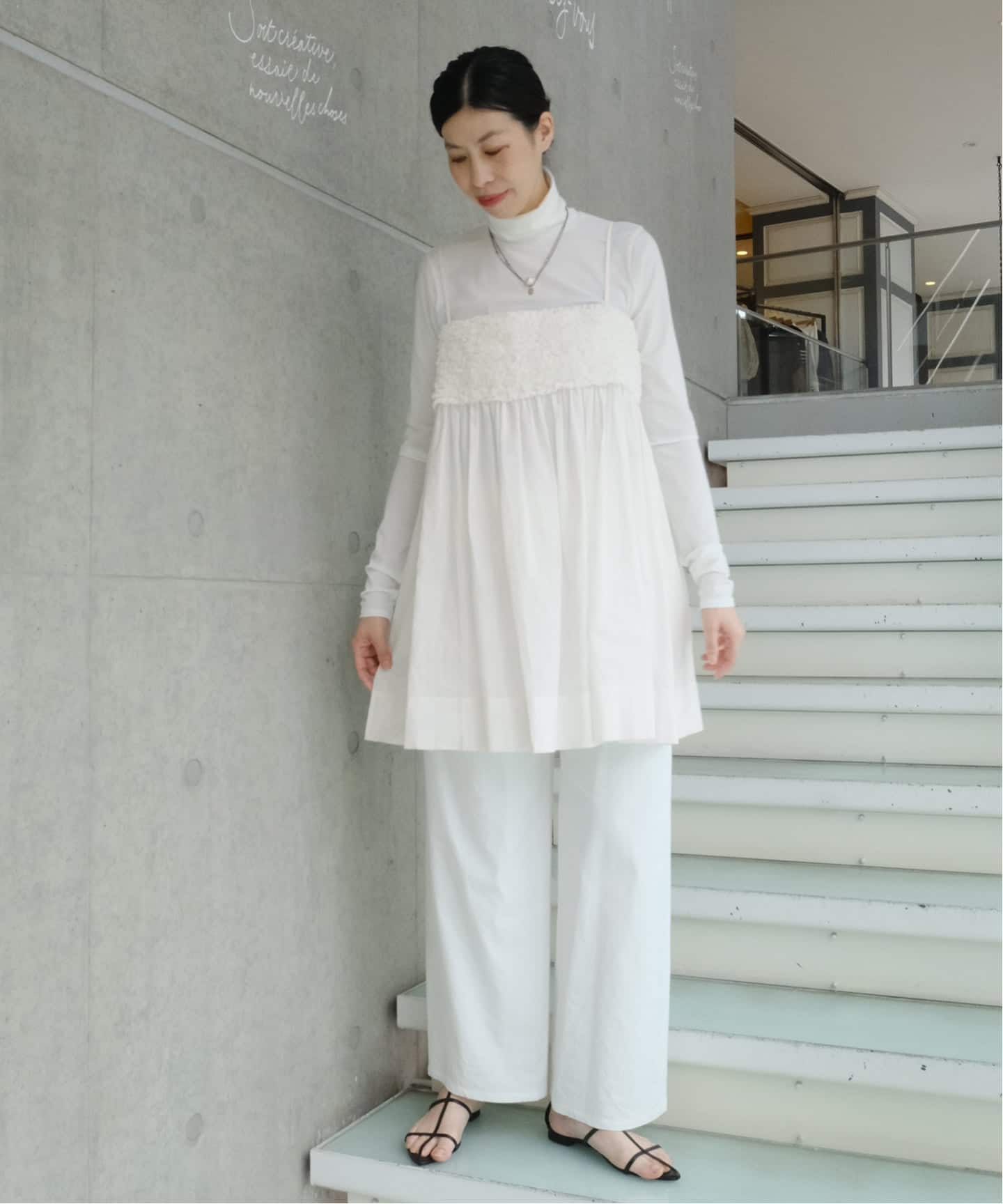 Maison IENA 別注 Nell/ネル フリルキャミソール 261-30275（シャツ