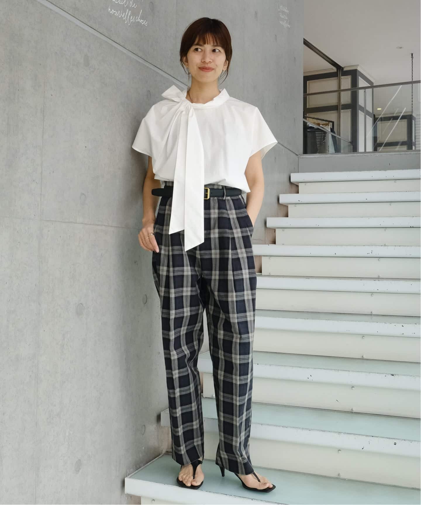 Maison IENA 別注 Nell/ネル ボウタイブラウス 261-30282（シャツ