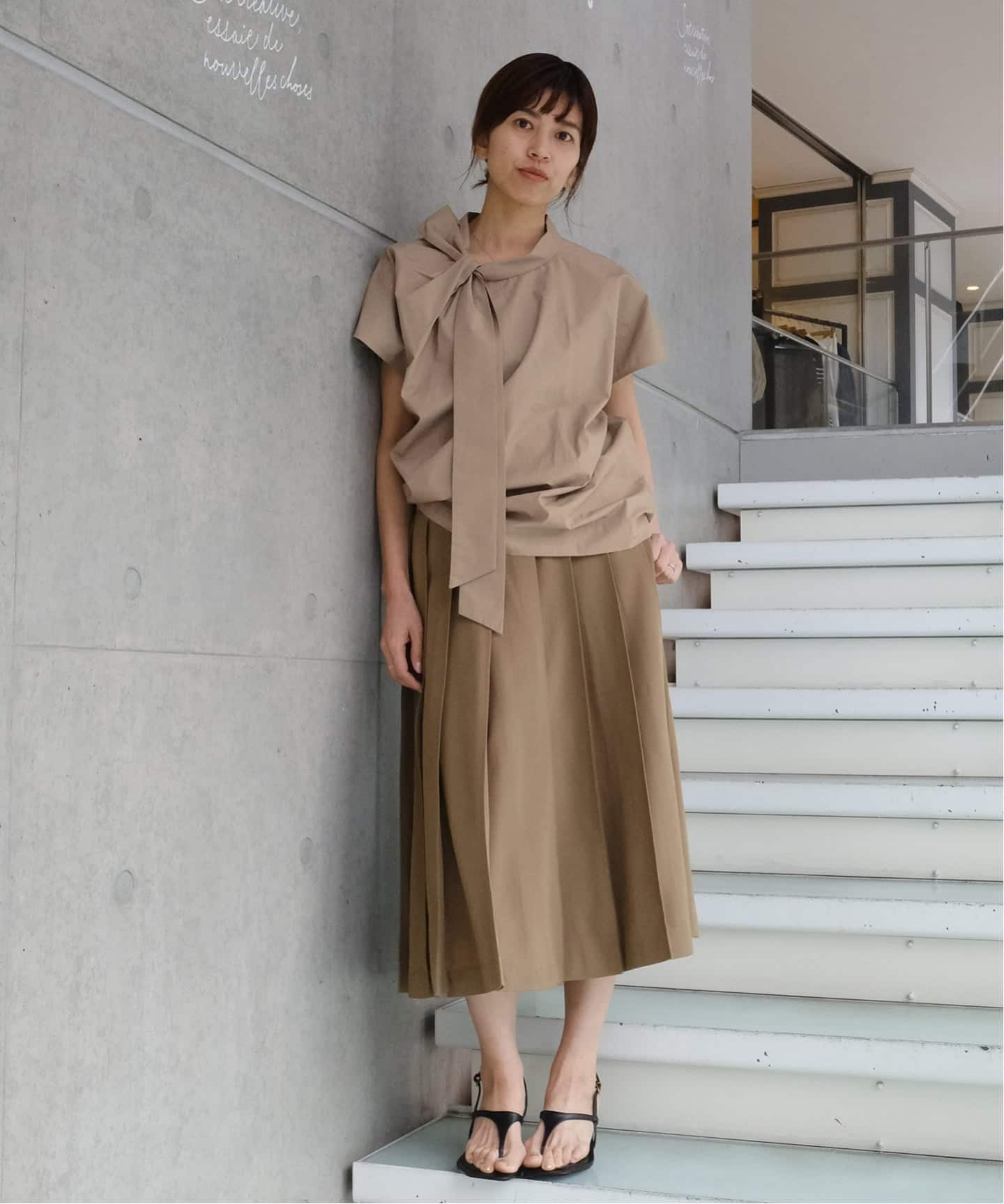 Maison IENA 別注 Nell/ネル ボウタイブラウス 261-30282（シャツ