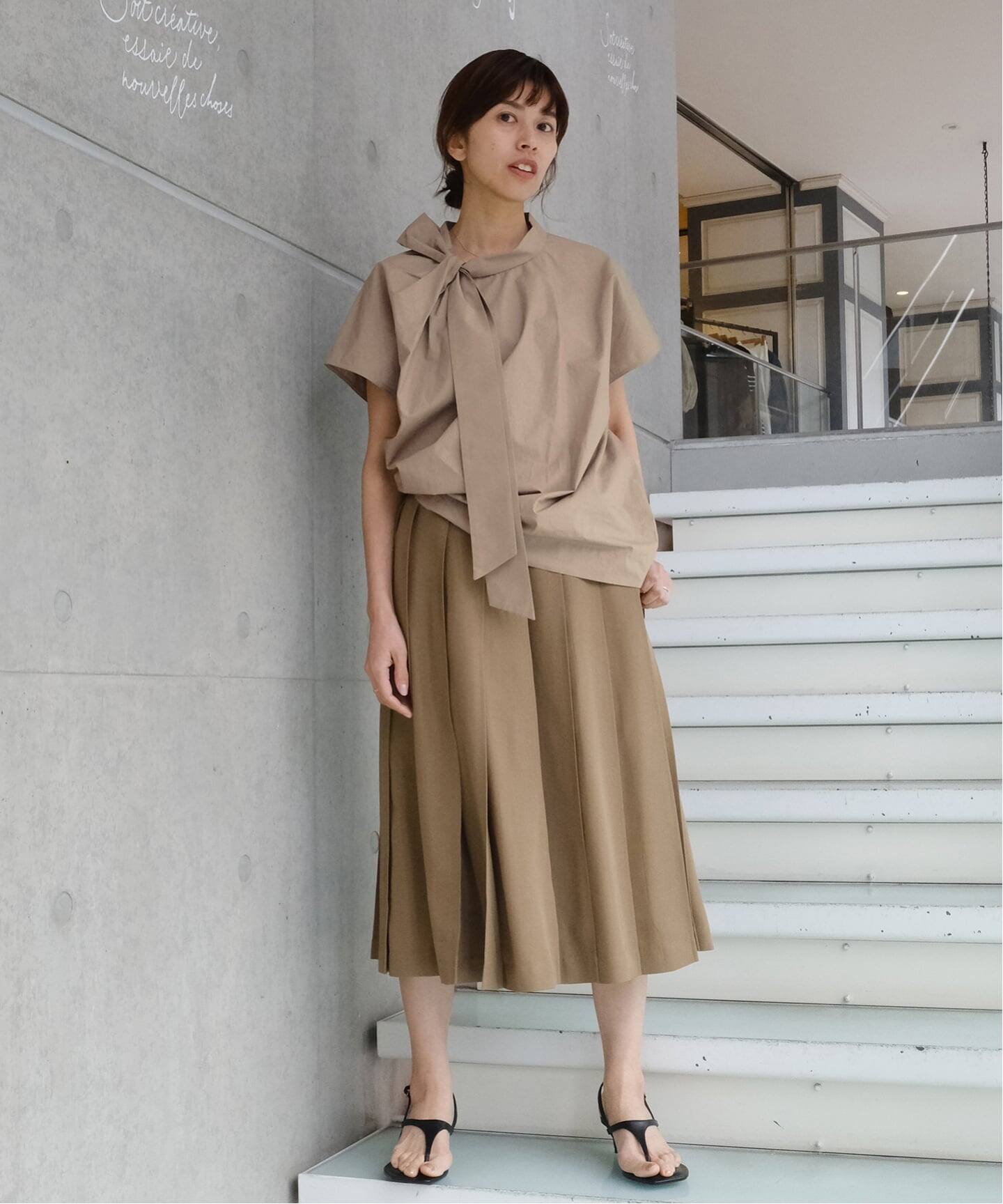 Maison IENA 別注 Nell/ネル ボウタイブラウス 261-30282（シャツ