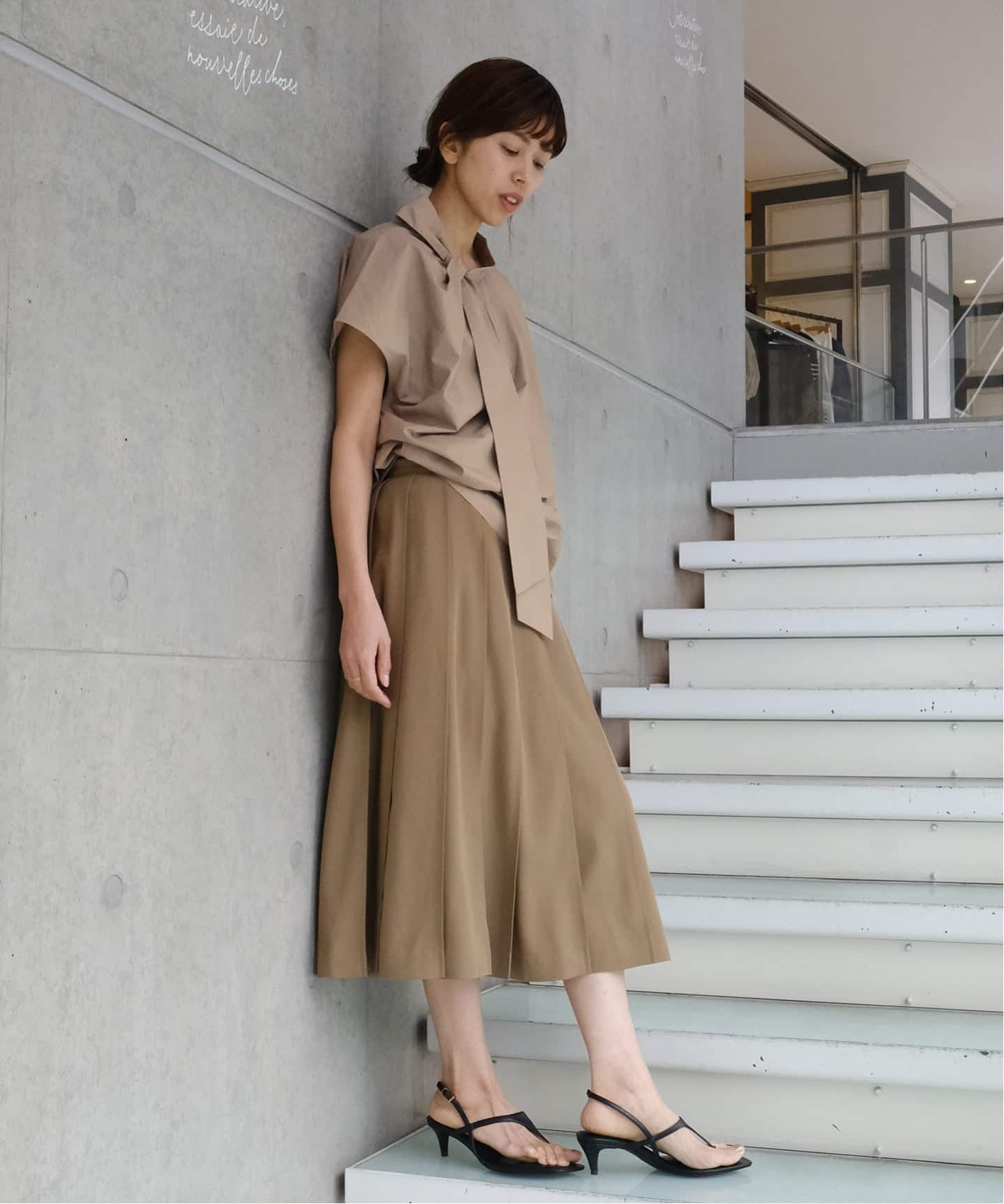 Maison IENA 別注 Nell/ネル ボウタイブラウス 261-30282（シャツ