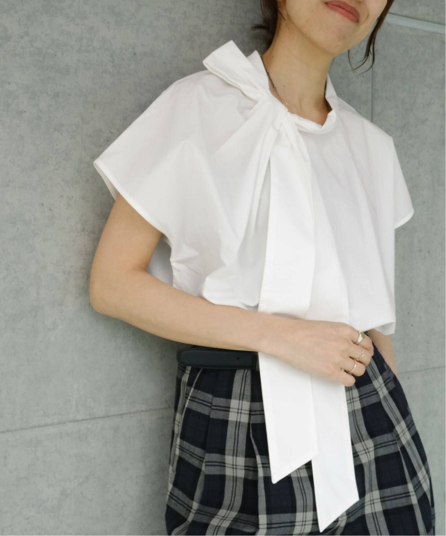 Maison IENA 別注 Nell/ネル ボウタイブラウス 261-30282（シャツ 
