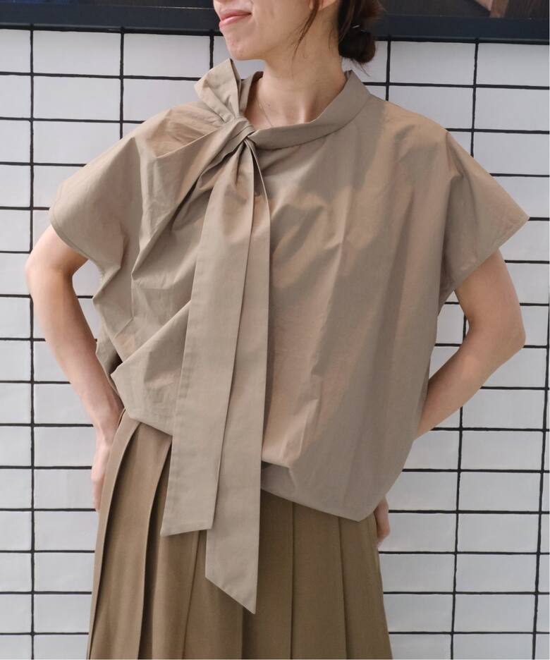 Maison IENA 別注 Nell/ネル ボウタイブラウス 261-30282（シャツ 