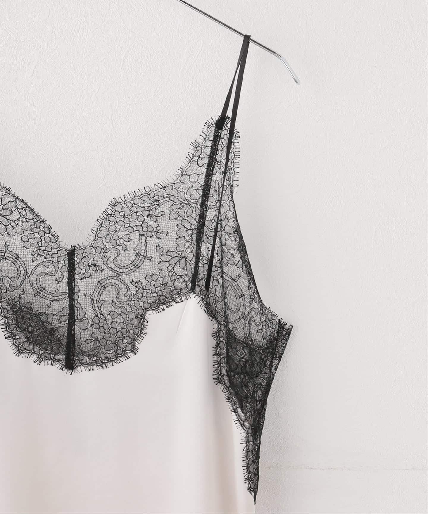 Maison IENA 別注 Raspail/ラスパイユ Lace Swithed Camisole