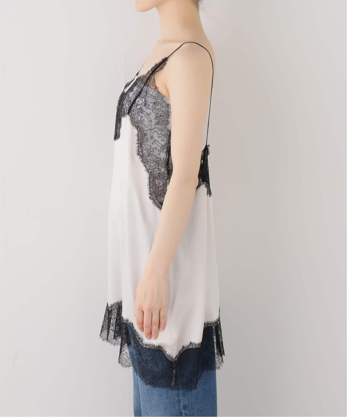 Maison IENA 別注 Raspail/ラスパイユ Lace Swithed Camisole