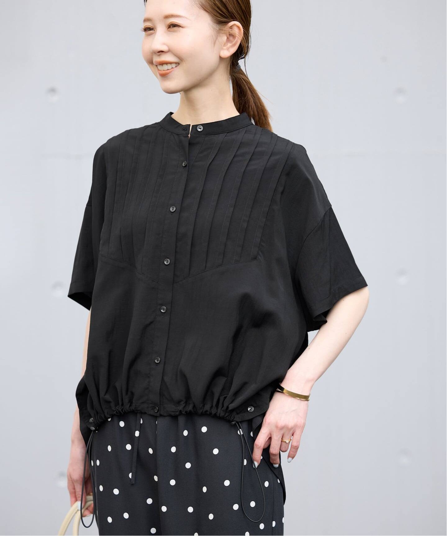 WEB限定/追加》ピンタックスピンドルブラウス（シャツ／ブラウス