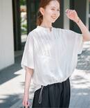 《WEB限定/追加》ピンタックスピンドルブラウス