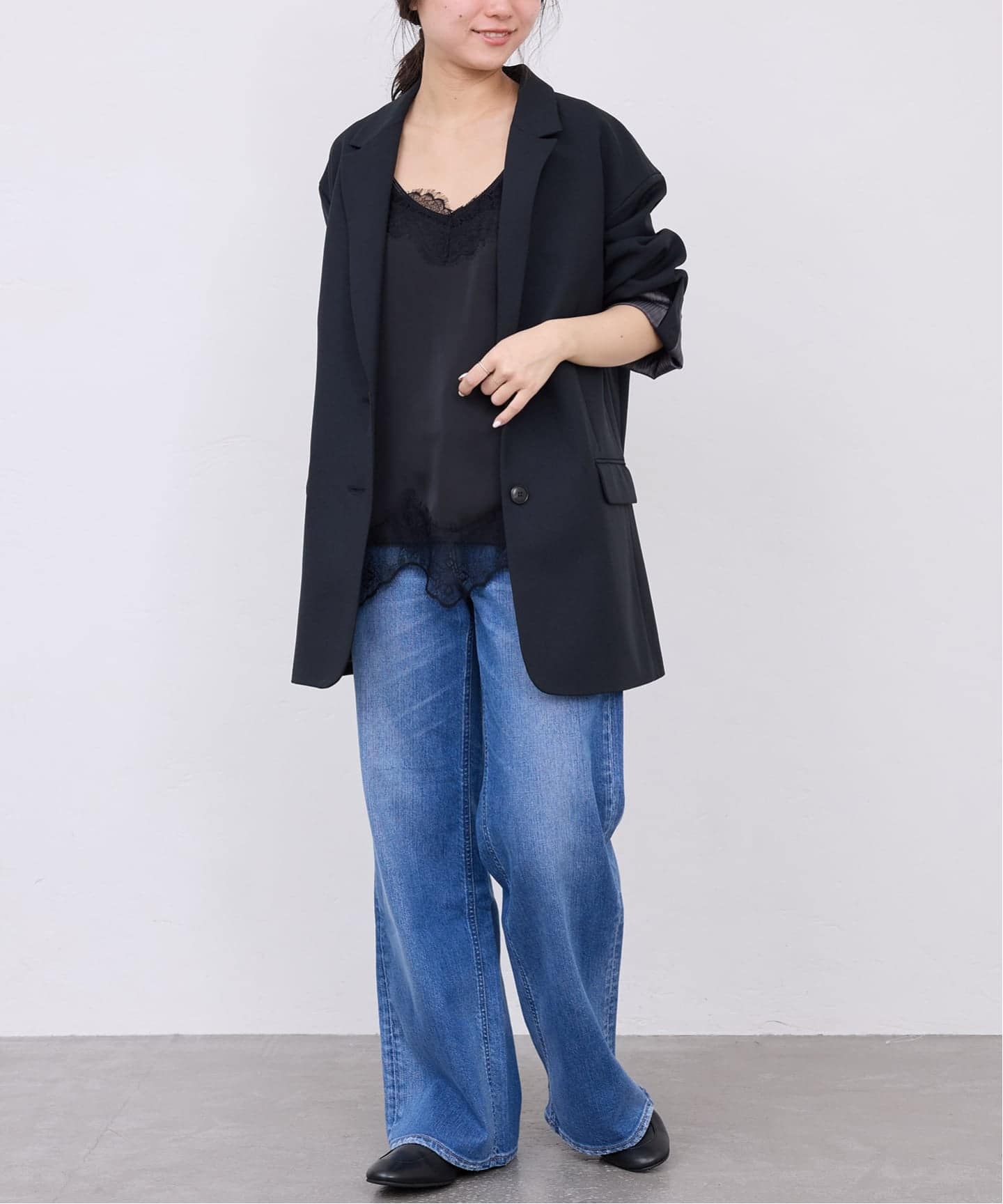 SLOBE IENA サテンレースキャミソール 追加》サテンレースキャミソール（キャミソール）｜SLOBE IENA