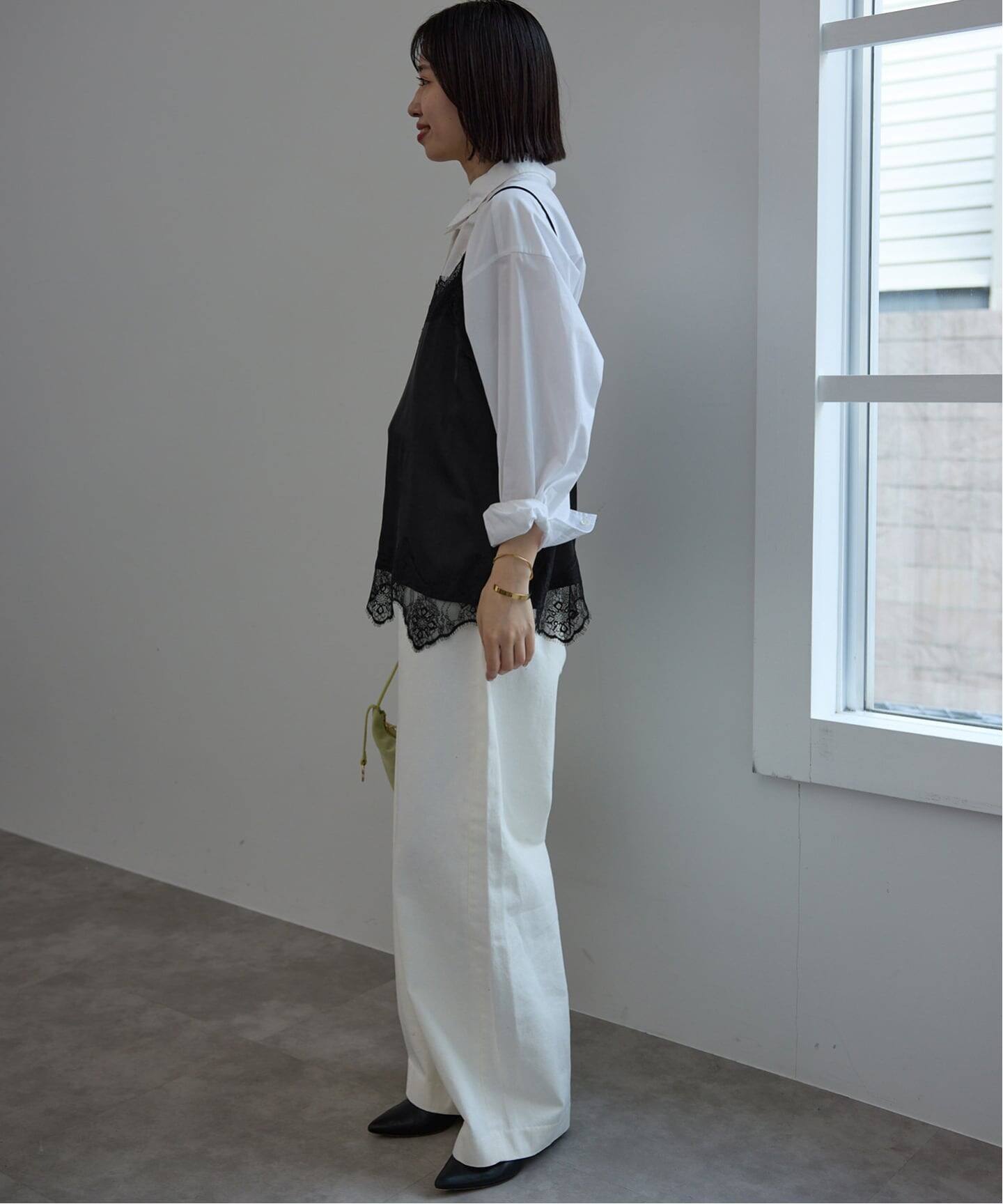 追加2予約》サテンレースキャミソール（キャミソール）｜SLOBE IENA