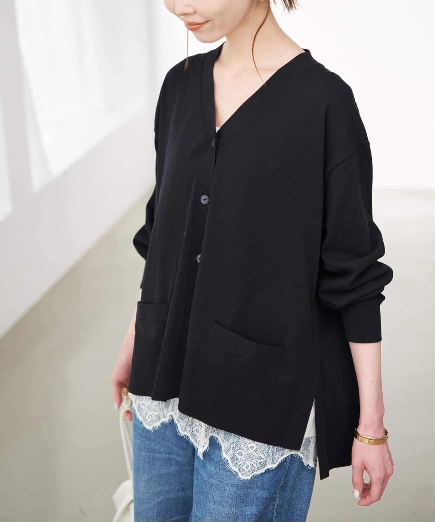 追加2予約》サテンレースキャミソール（キャミソール）｜SLOBE IENA