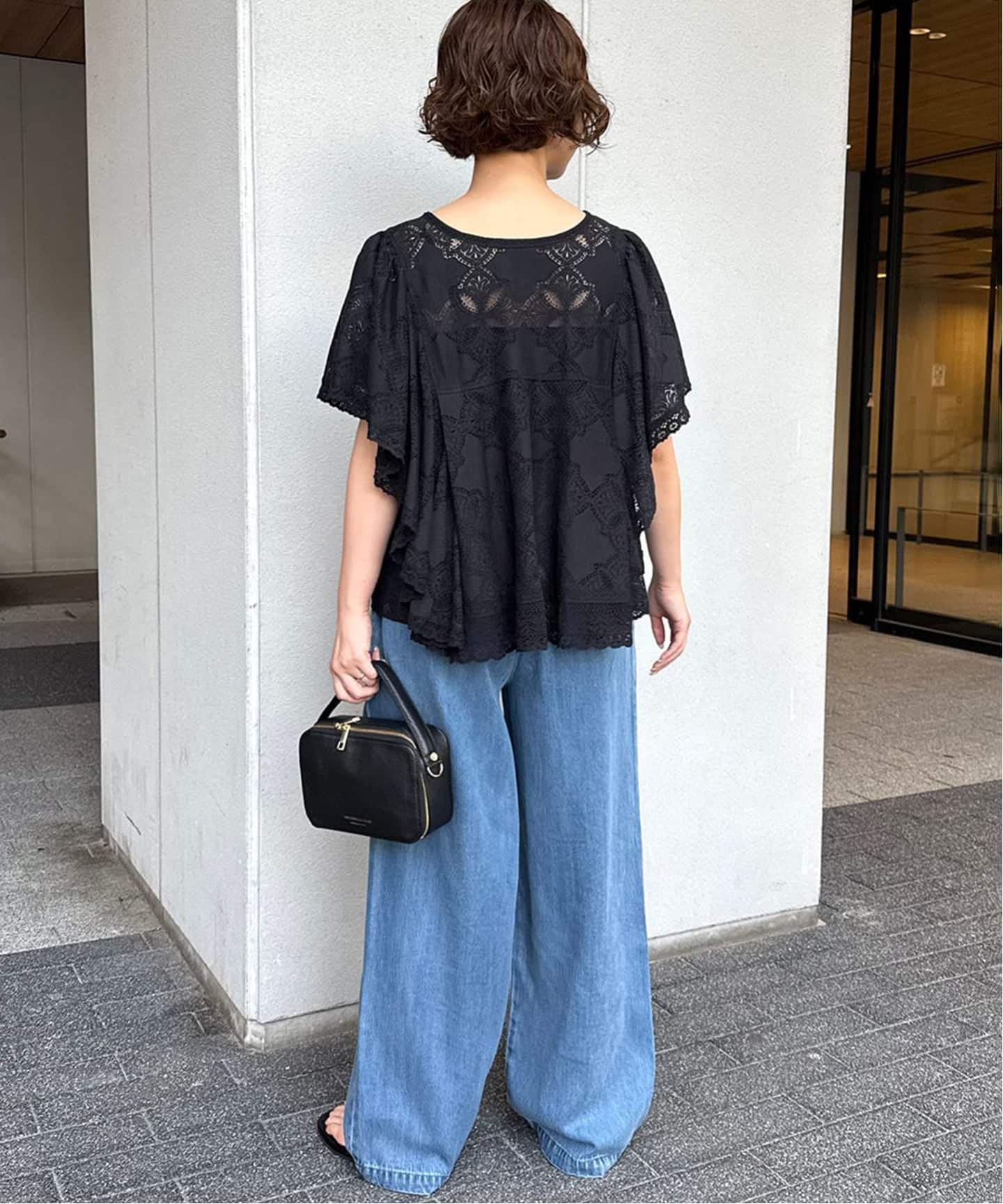 追加予約》レースフリルVネックブラウス(シャツ/ブラウス)|SLOBE 追加予約》レースフリルVネックブラウス(シャツ/ブラウス)|SLOBE