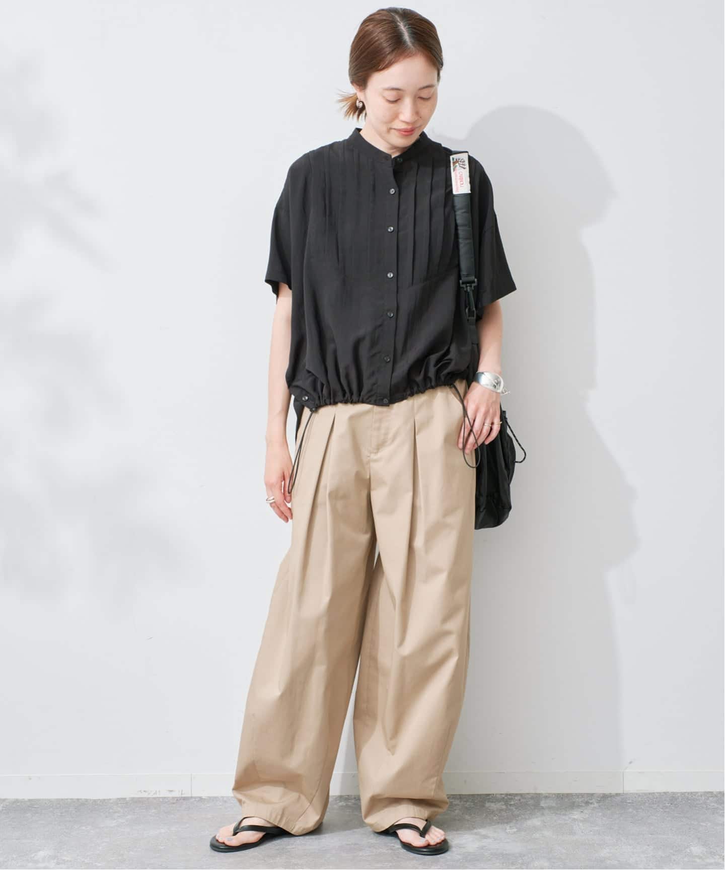 WEB・一部店舗限定》ピンタックスピンドルブラウス（シャツ／ブラウス