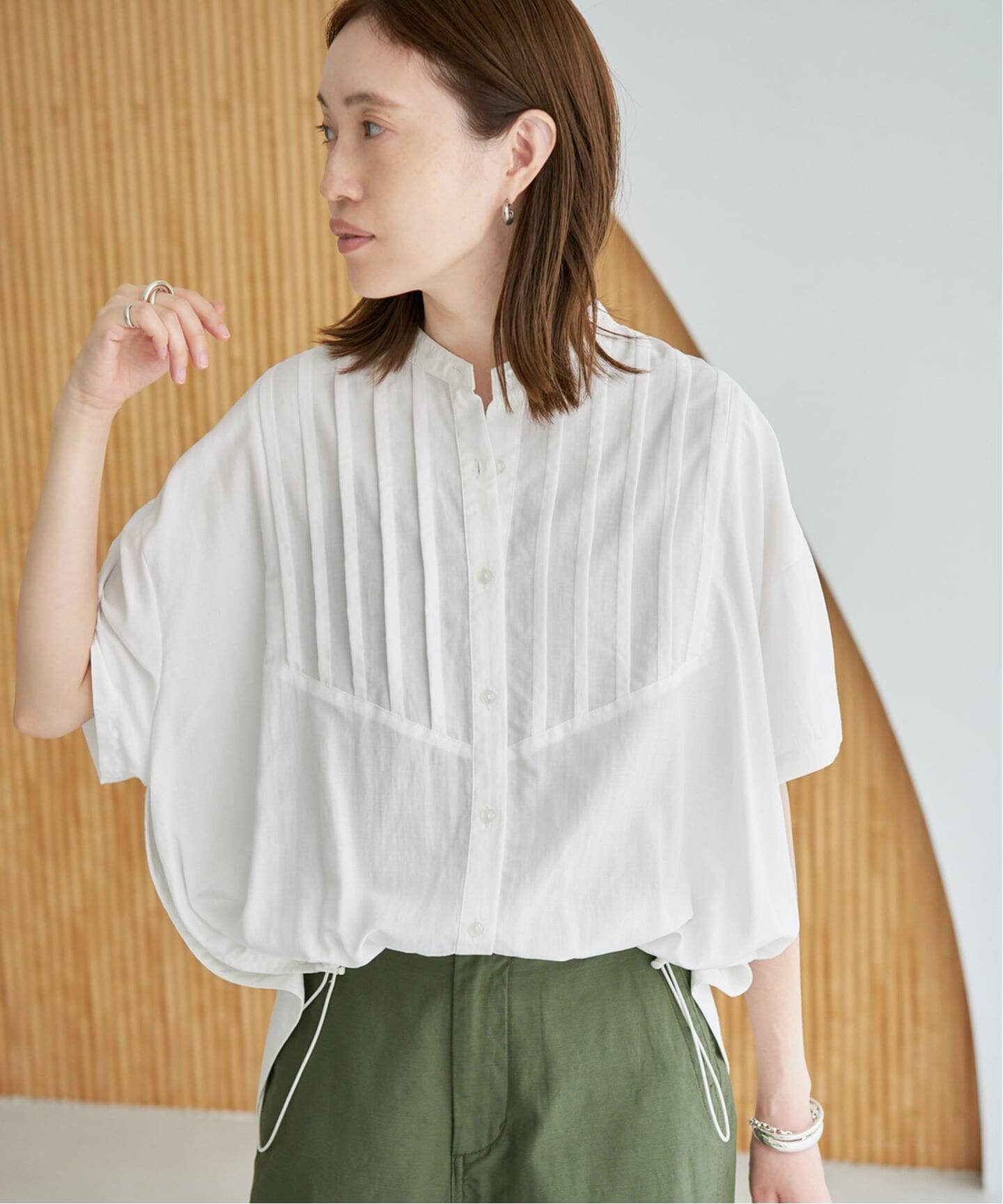 WEB・一部店舗限定》ピンタックスピンドルブラウス（シャツ／ブラウス 