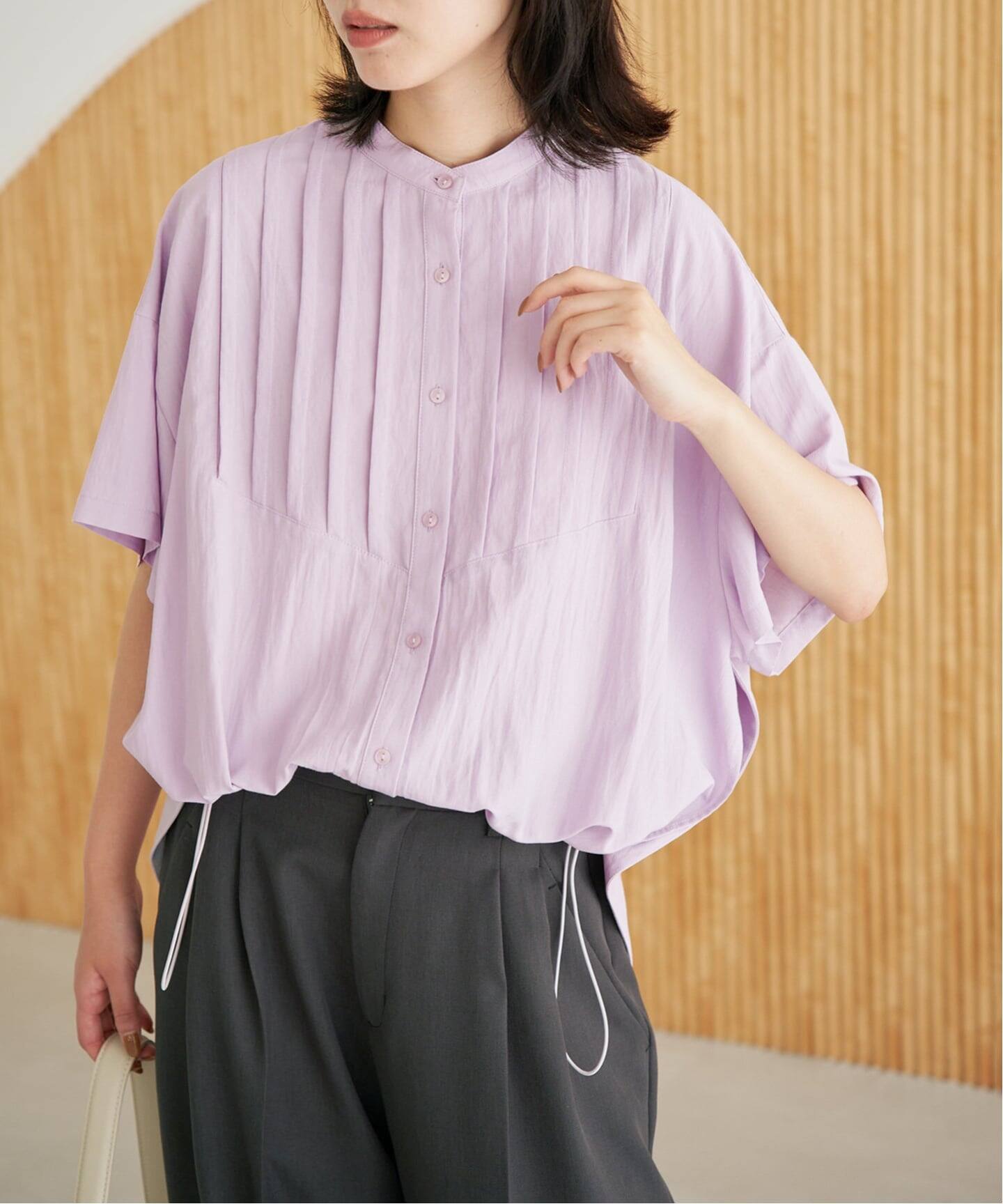 WEB・一部店舗限定》ピンタックスピンドルブラウス（シャツ／ブラウス 