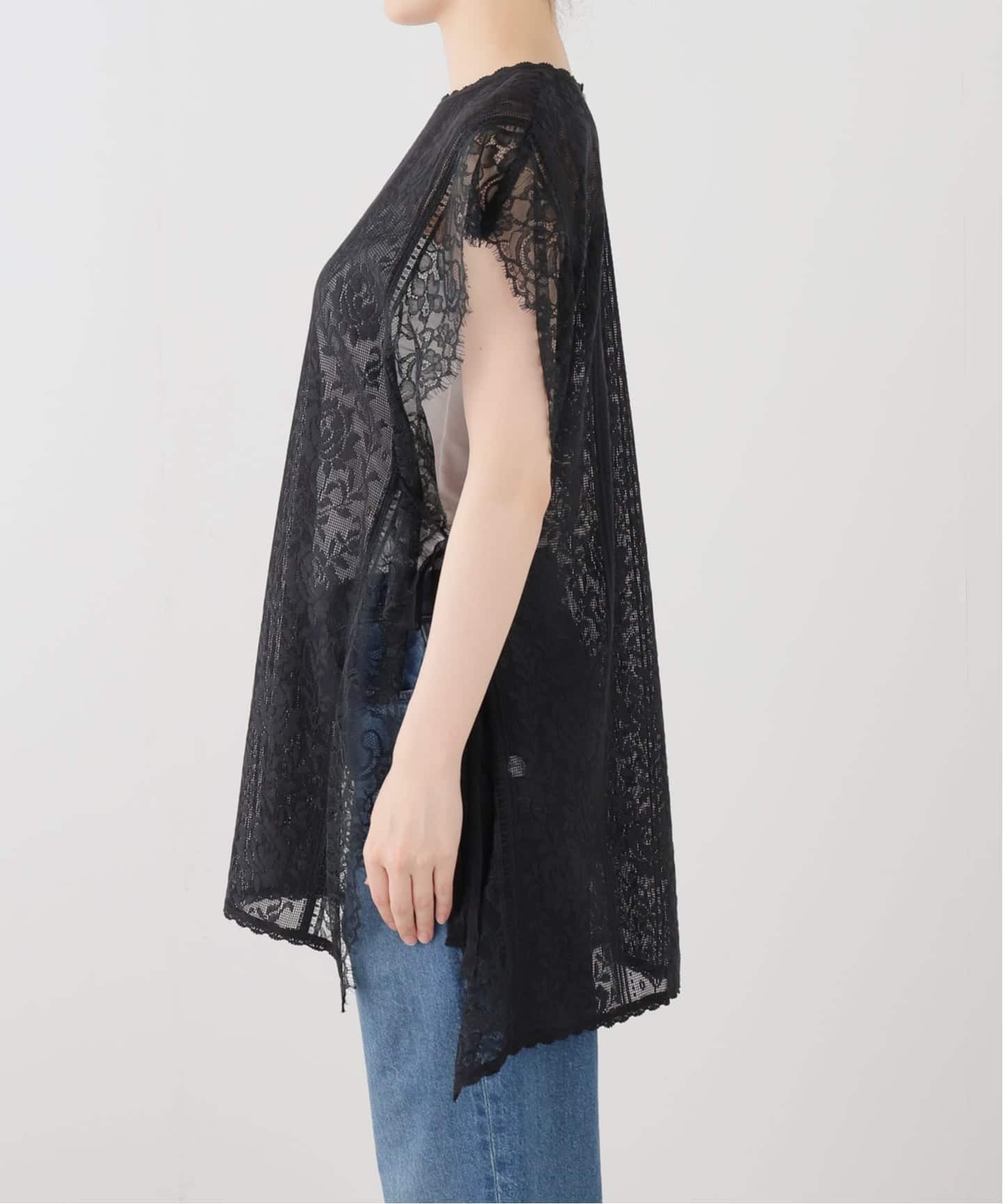 Lace layered チュニックブラウス（シャツ／ブラウス）｜SLOBE IENA