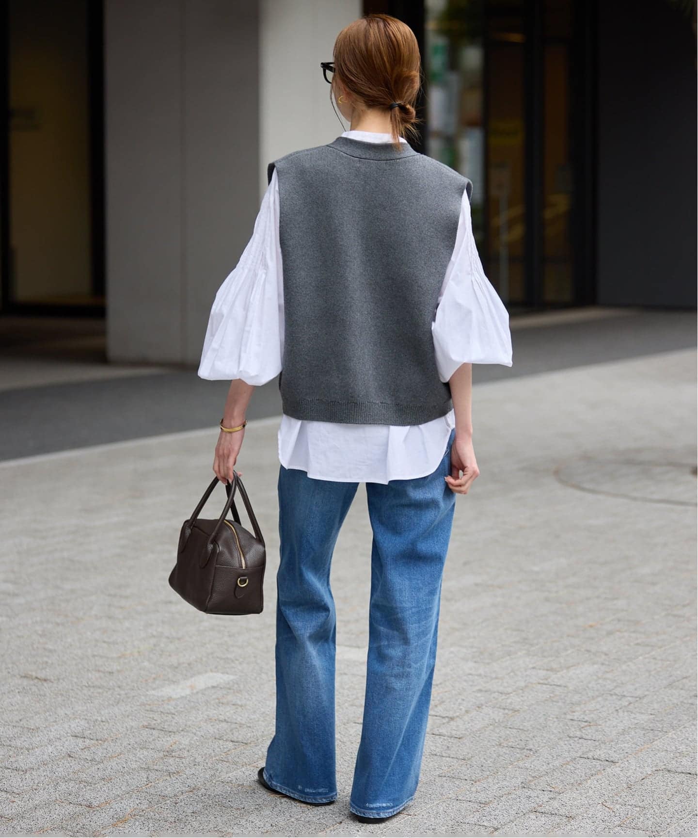 SLOBE IENA ピンクタックバルーンスリーブシャツ☆ タグ付き。 WEB限定/追加》ピンタックバルーンスリーブブラウス（シャツ／ブラウス