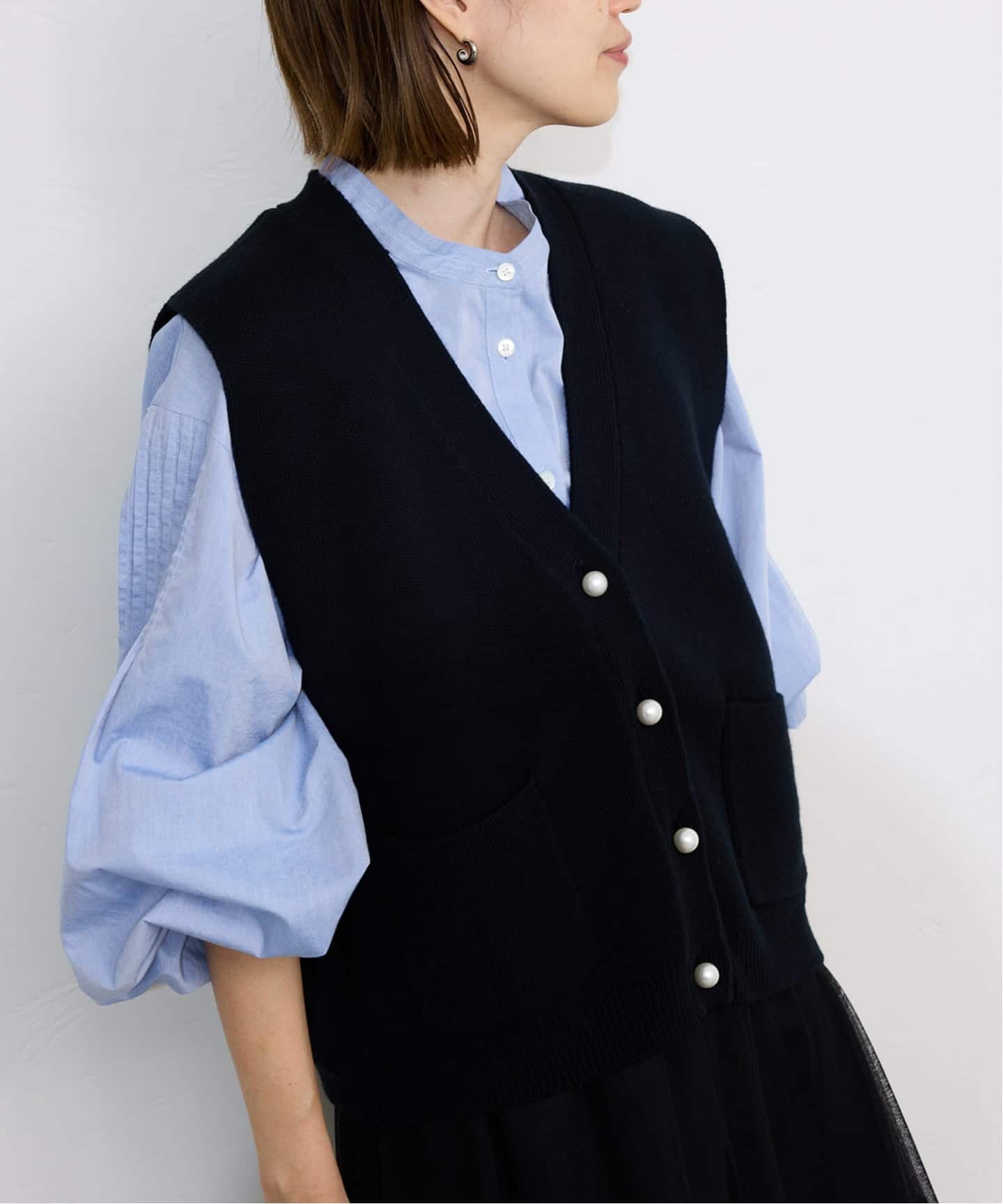 WEB限定/追加予約》ピンタックバルーンスリーブブラウス（シャツ