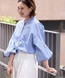《WEB限定/追加2》ピンタックバルーンスリーブブラウス