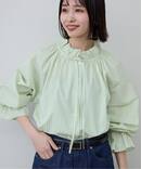 《追加予約》タイプライターフリルブラウス