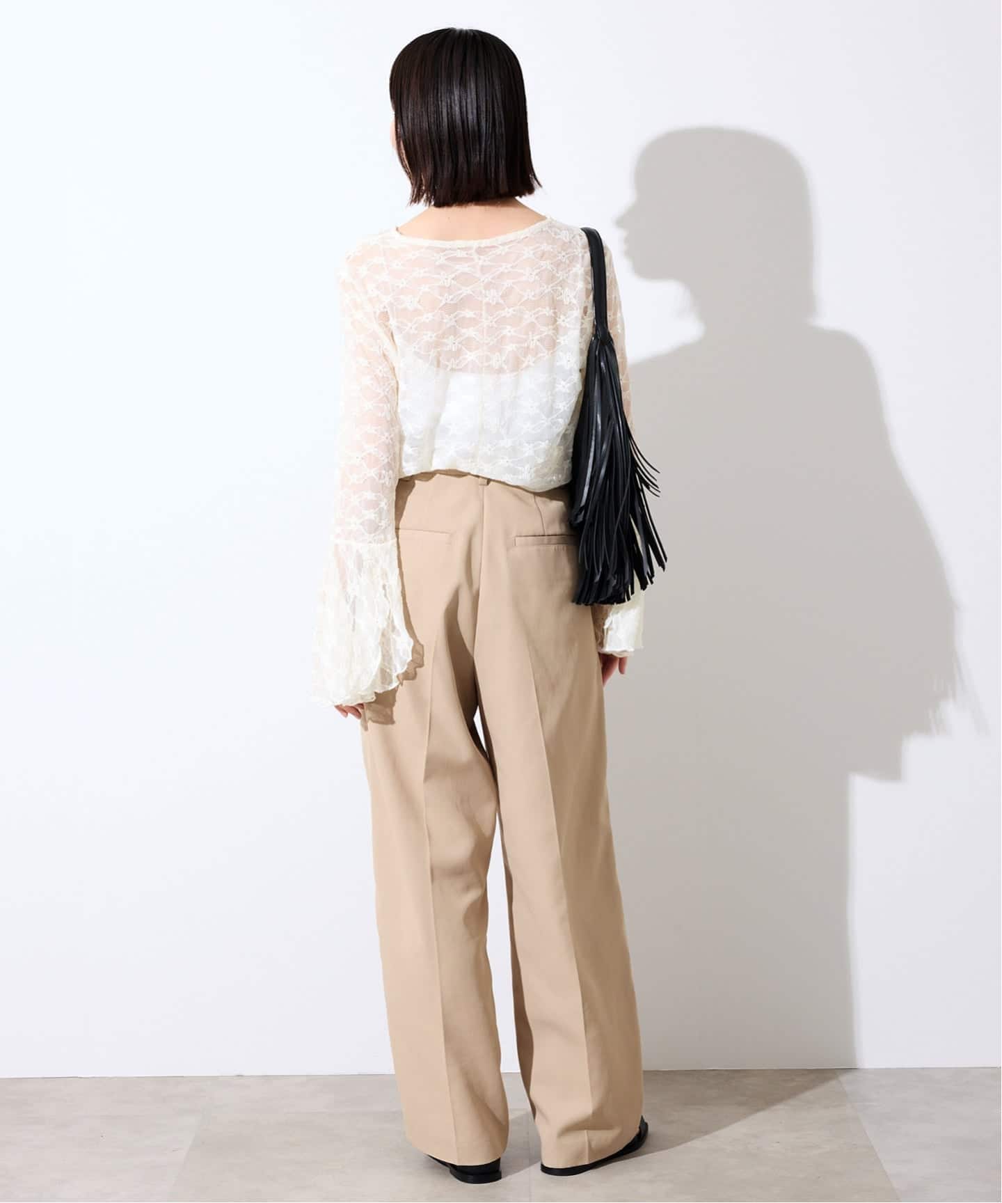WEB・一部店舗限定/追加》レーススリーブブラウス（シャツ／ブラウス