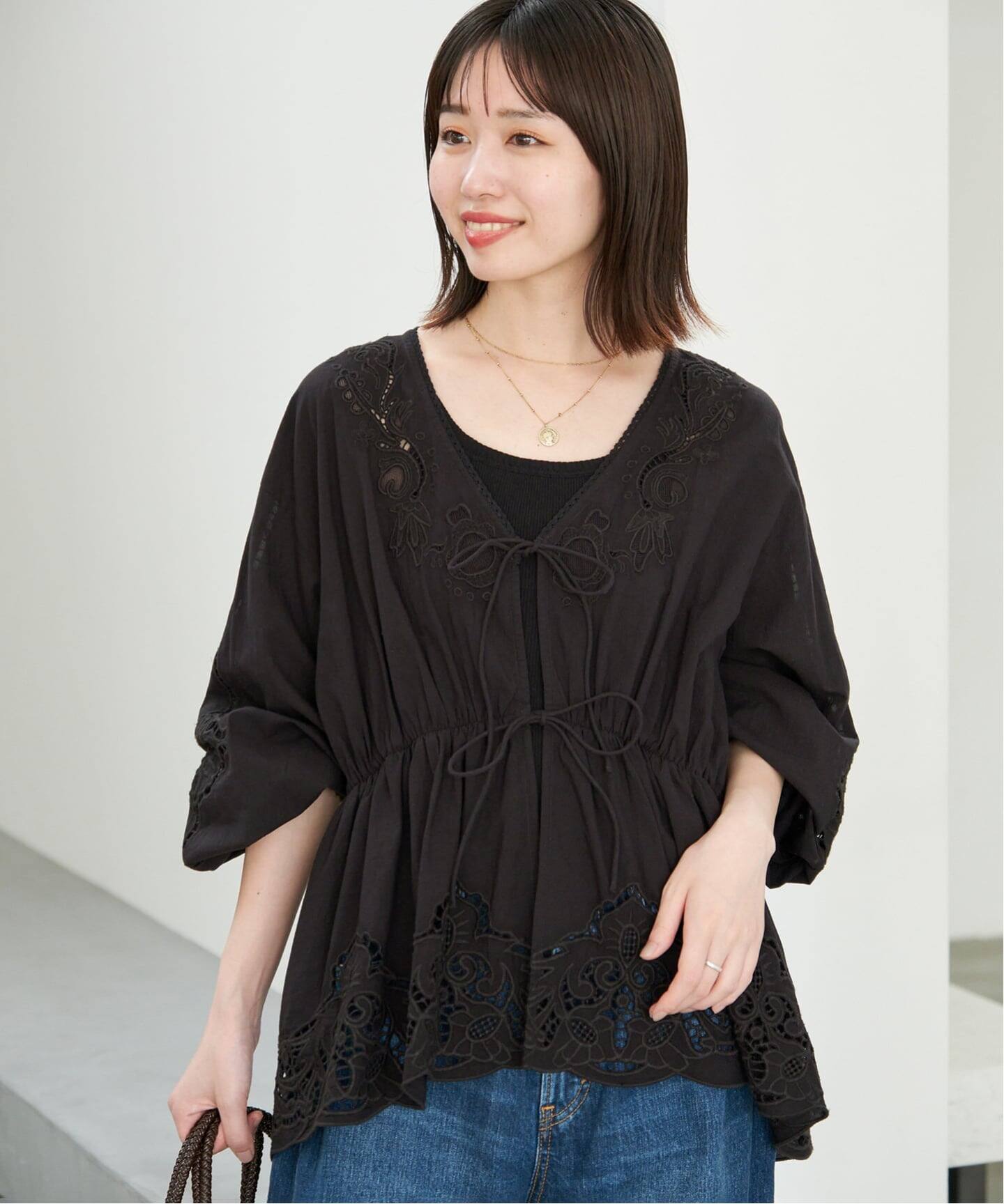India刺繍カーデブラウス（シャツ／ブラウス）｜SLOBE IENA（スローブ 