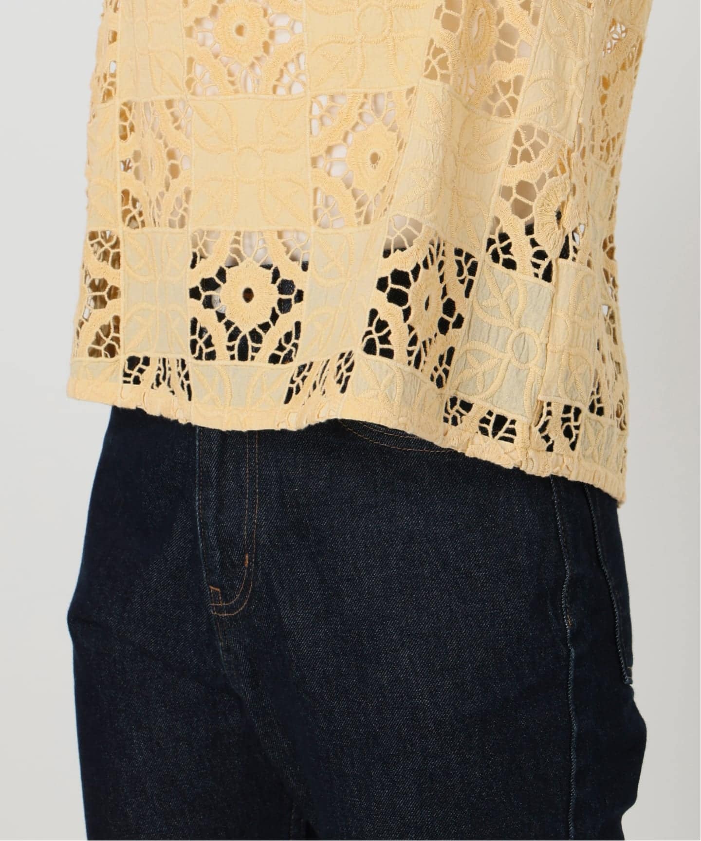 予約》Indiaスクエア刺繍キャミ（キャミソール）｜SLOBE IENA