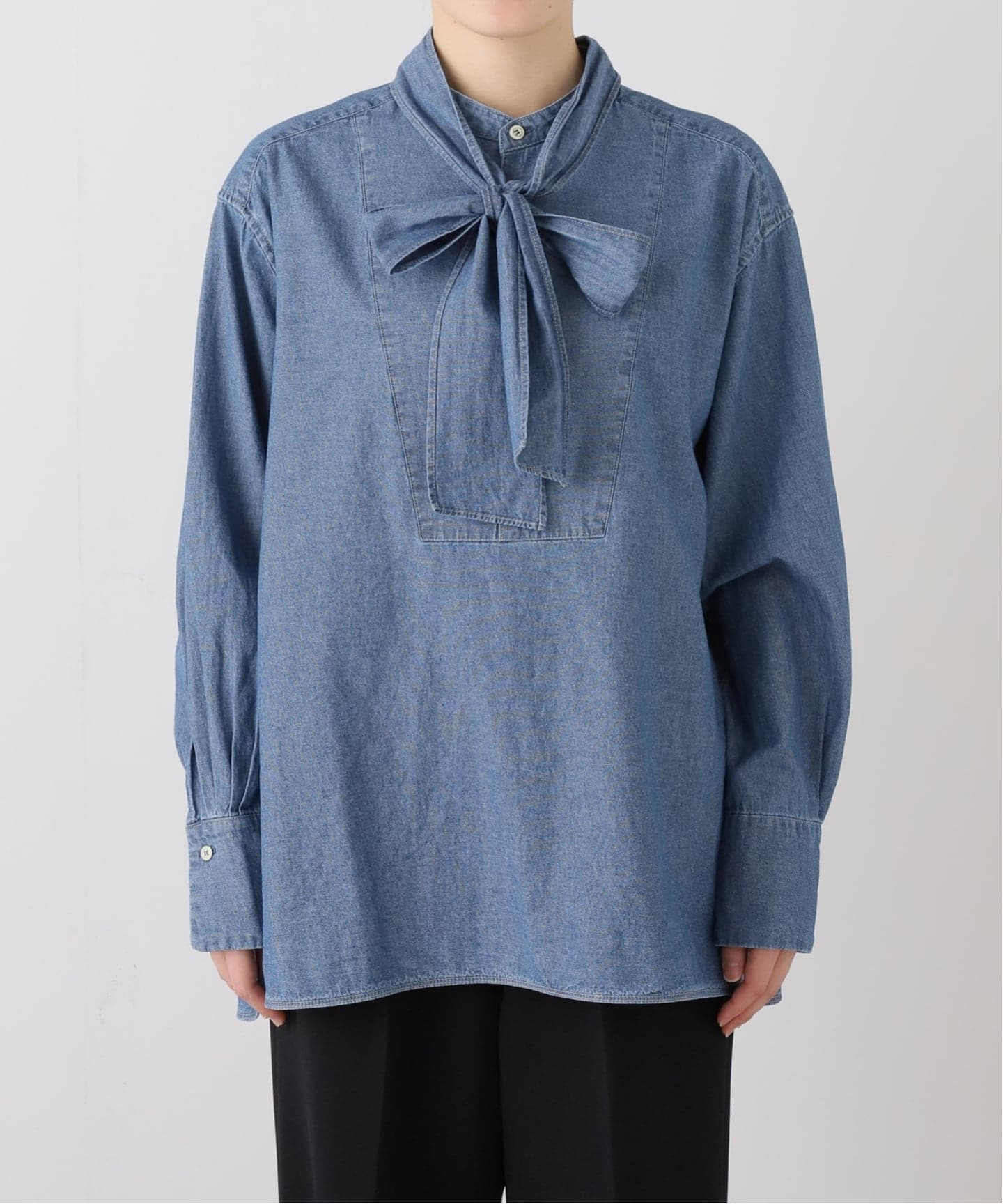 LEDENIM BOSOM BOW トップス（シャツ／ブラウス）｜SLOBE IENA