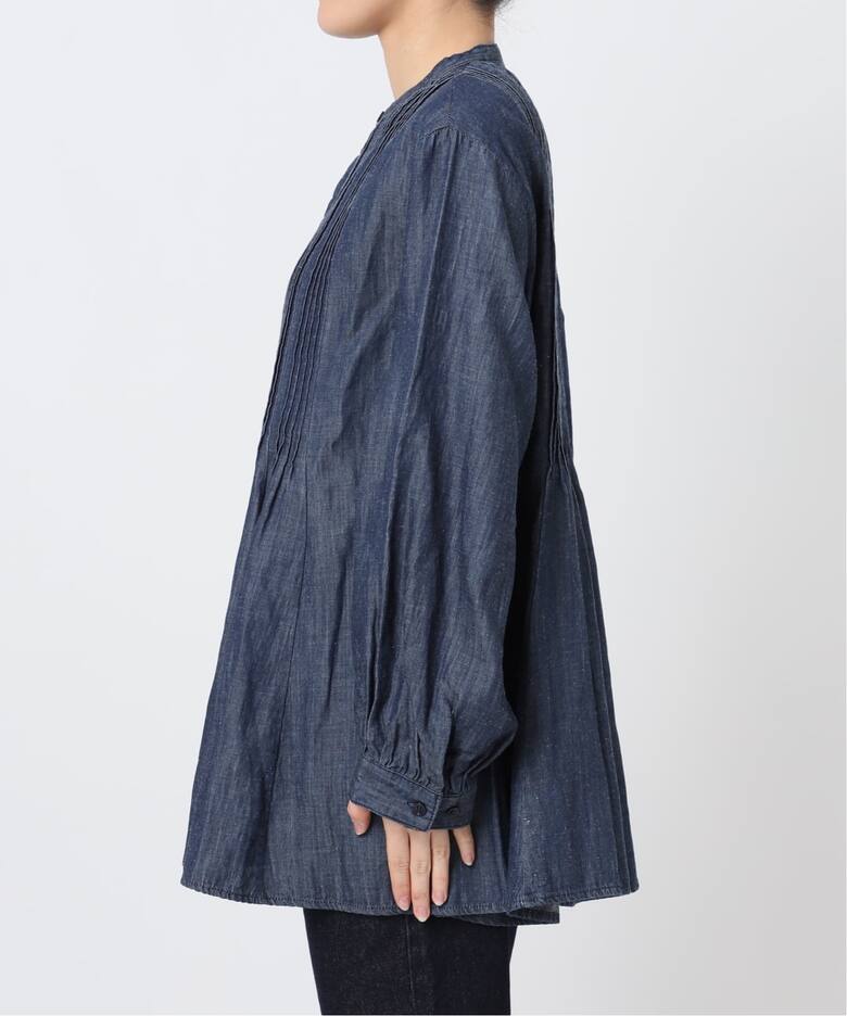 WEB限定/追加》LEDENIM ボサム ペプラムデニムブラウス（シャツ 