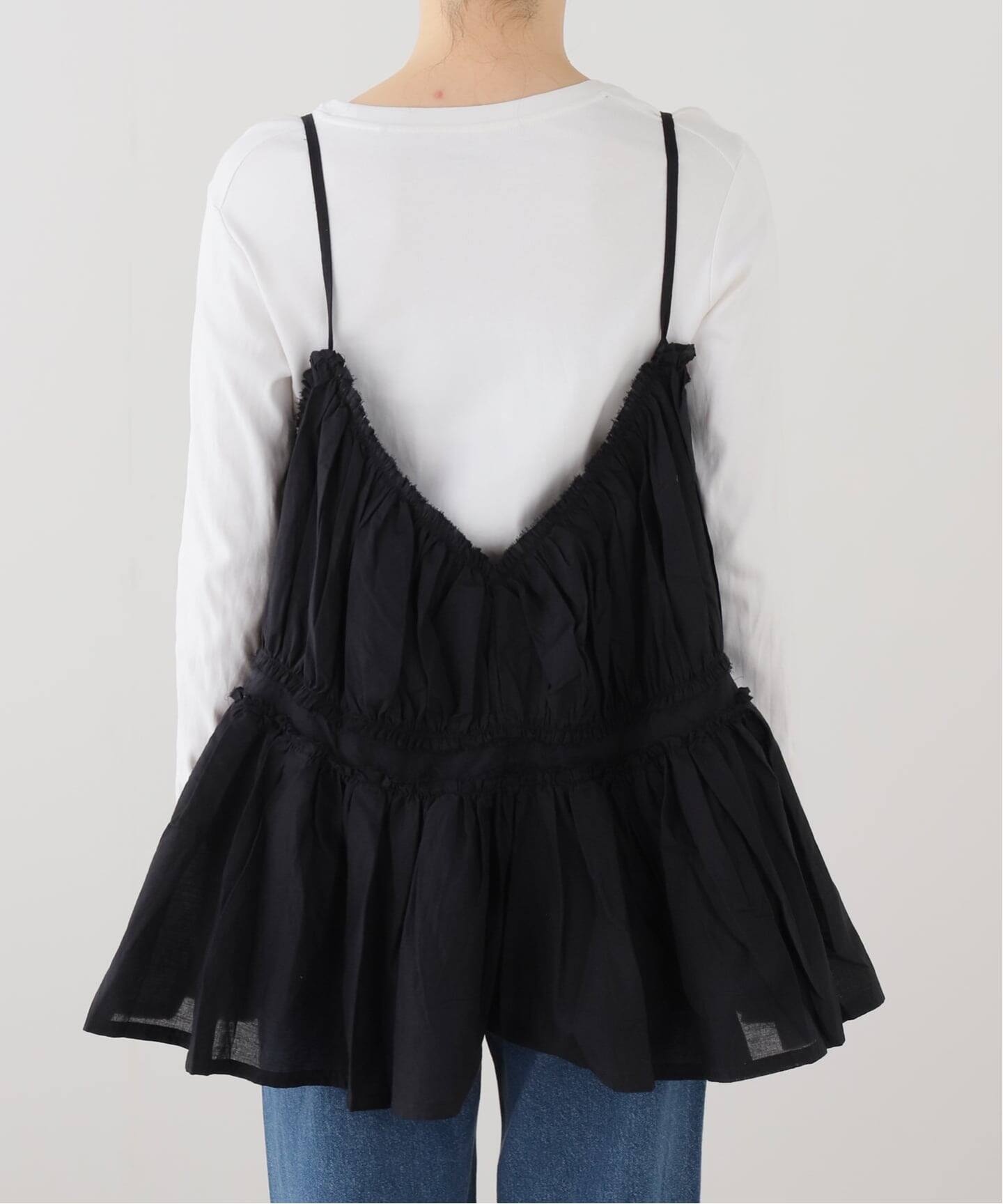 crinkle crinkle crinkle frill gather volume camisole CC-4520