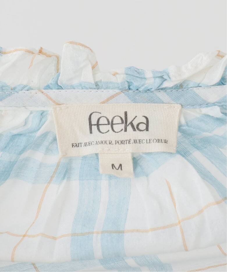 Feeka/フィーカ MALOE チェックブラウス 6CHE0109（シャツ／ブラウス 