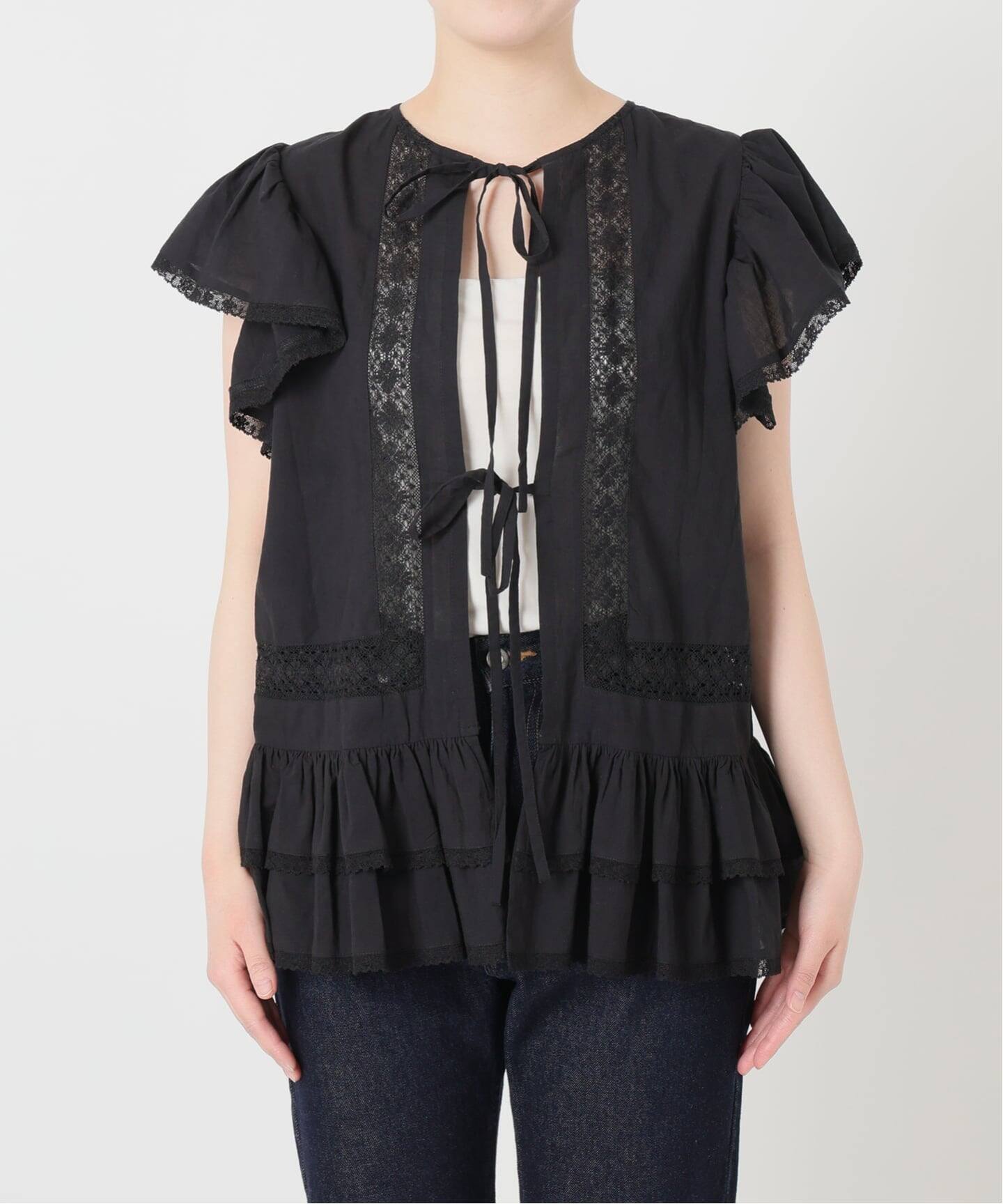 crinkle crinkle crinkle SLOB別注 crinkle crinkle crinkle SLOBE別注 front tapestry 2way blouse