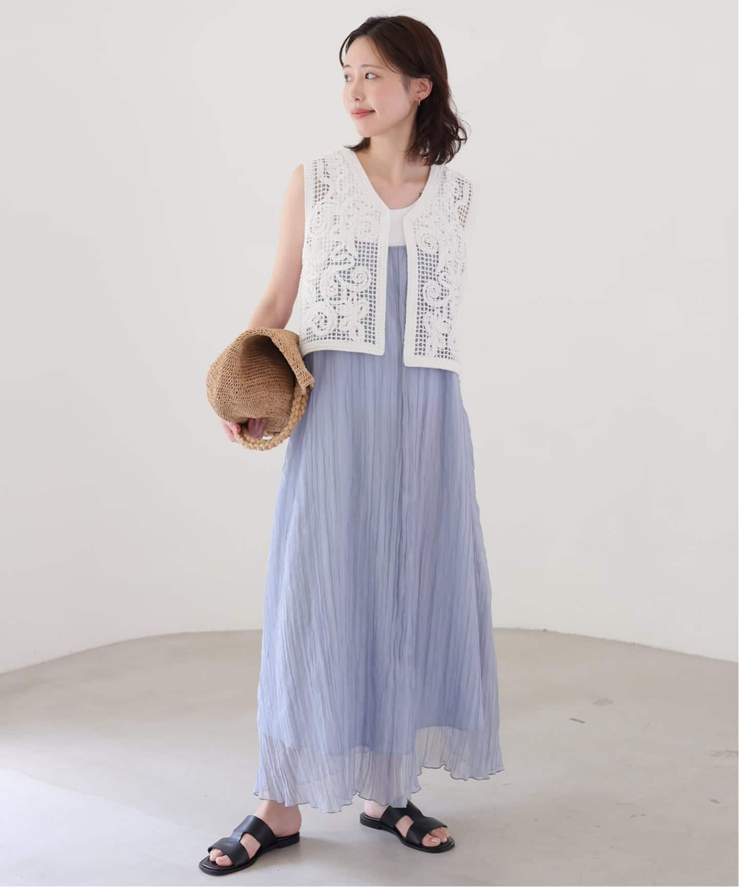 81BRANCA/ハチイチブランカ SLOBE別注 レースベスト（ベスト）｜SLOBE