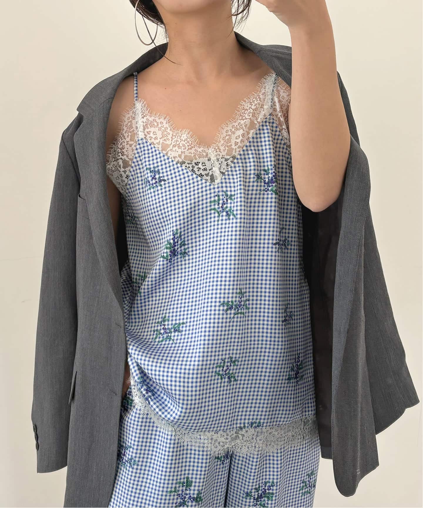 Margaux Dereume × SLOBE lingerie キャミブラウス（キャミソール