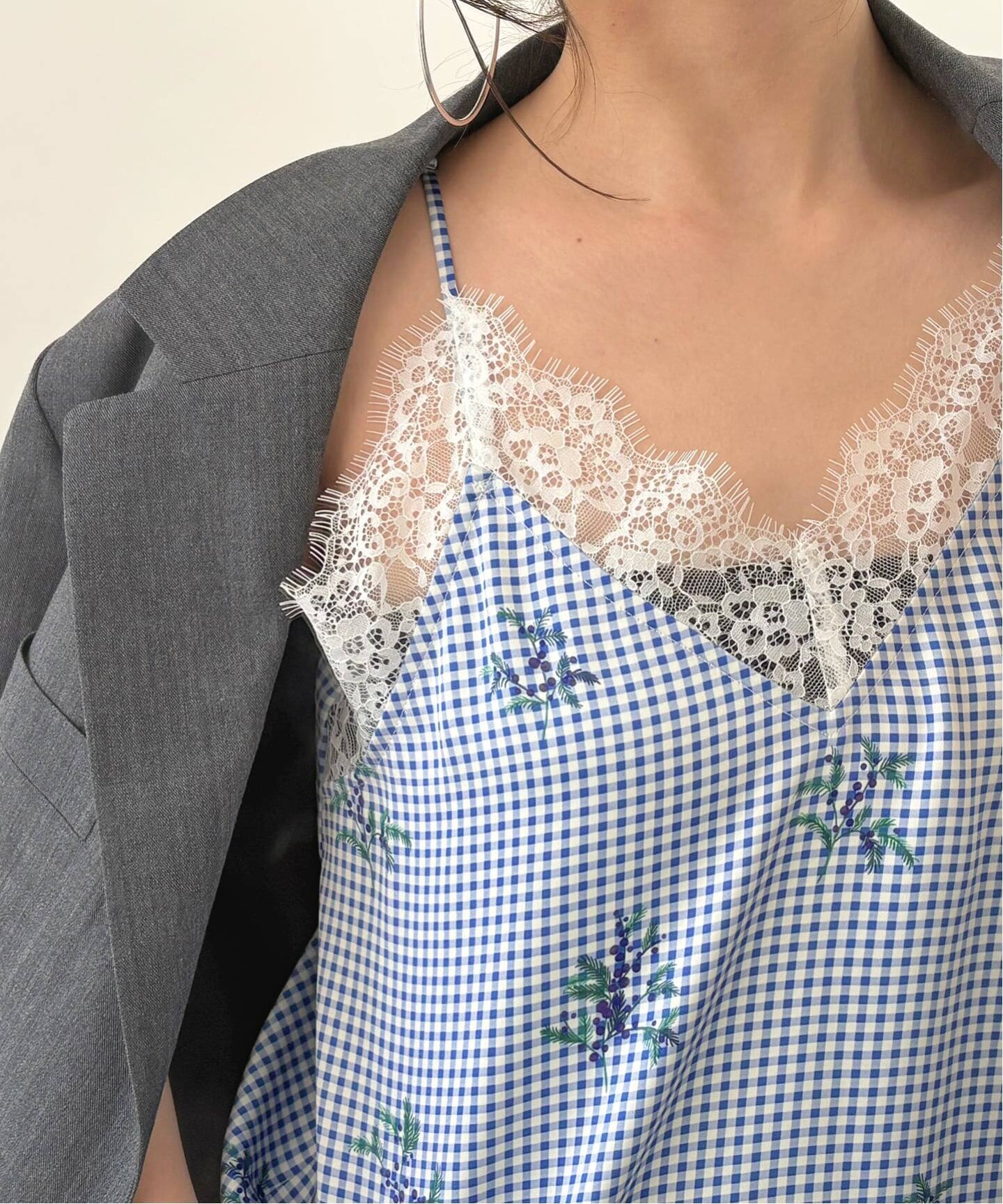 Margaux Dereume × SLOBE lingerie キャミブラウス（キャミソール 