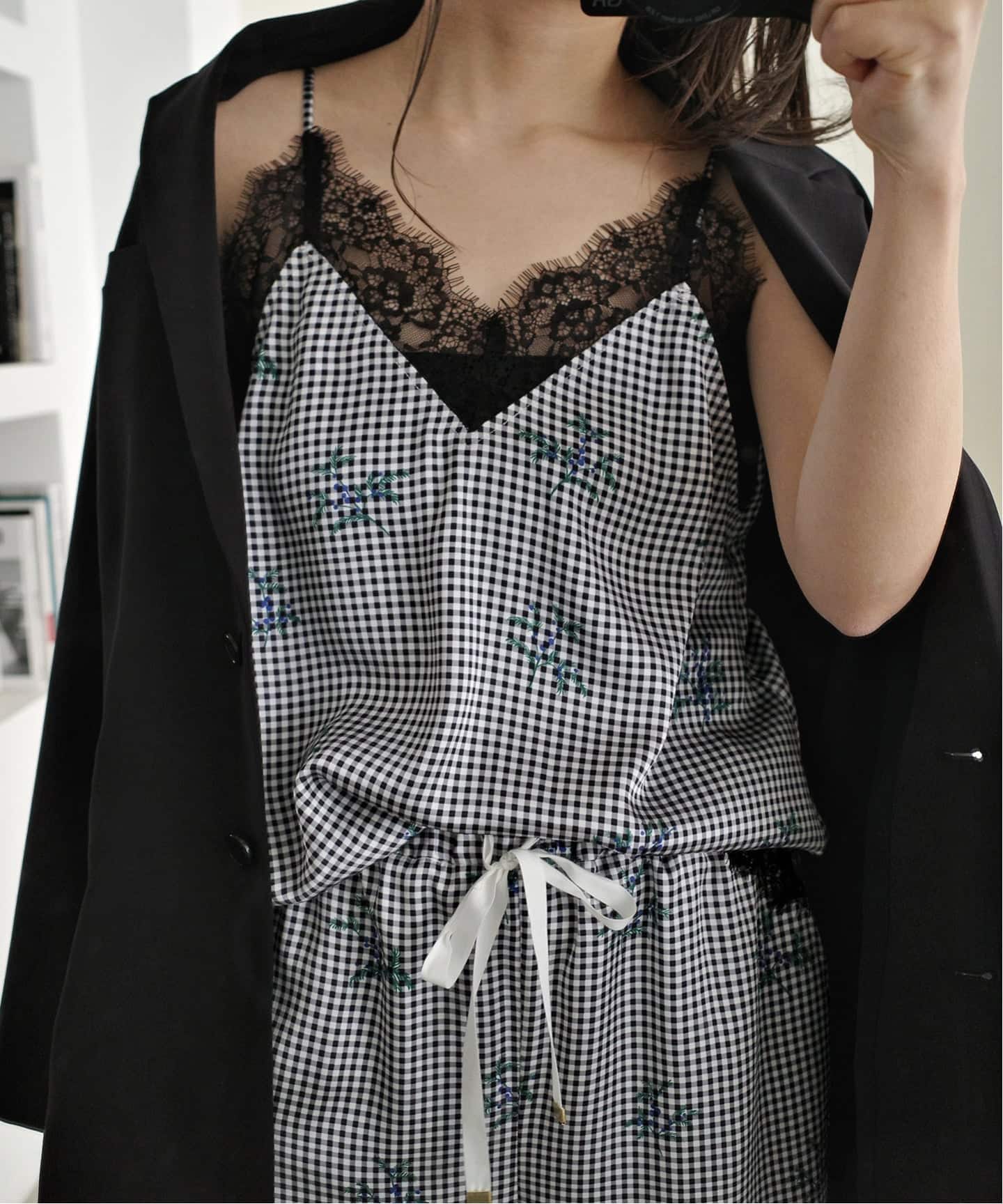 追加》Margaux Dereume × SLOBE lingerie キャミブラウス