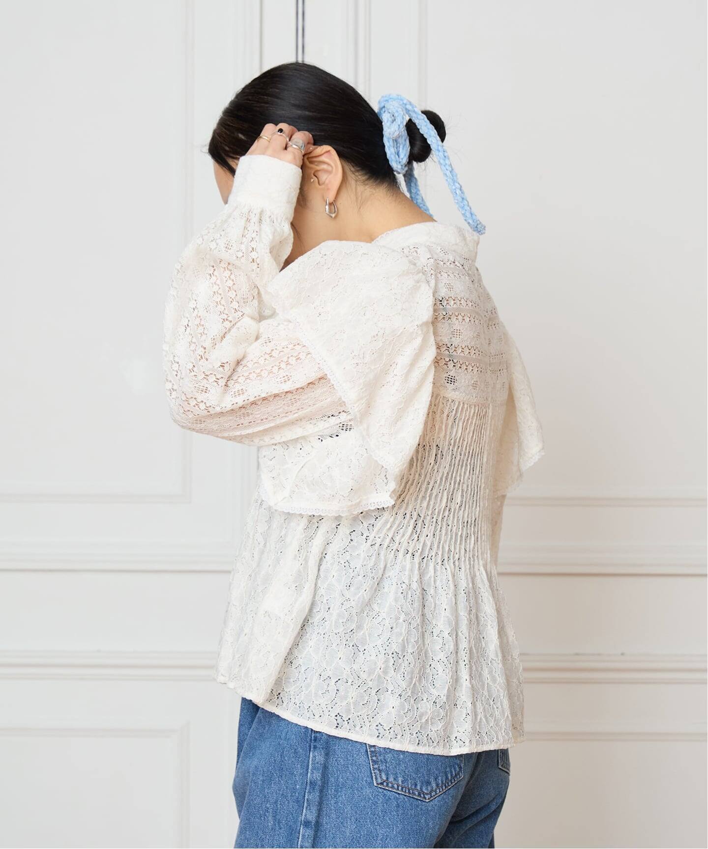 IENA LA BOUCLE レースオンレースブラウス（シャツ／ブラウス）｜IENA 