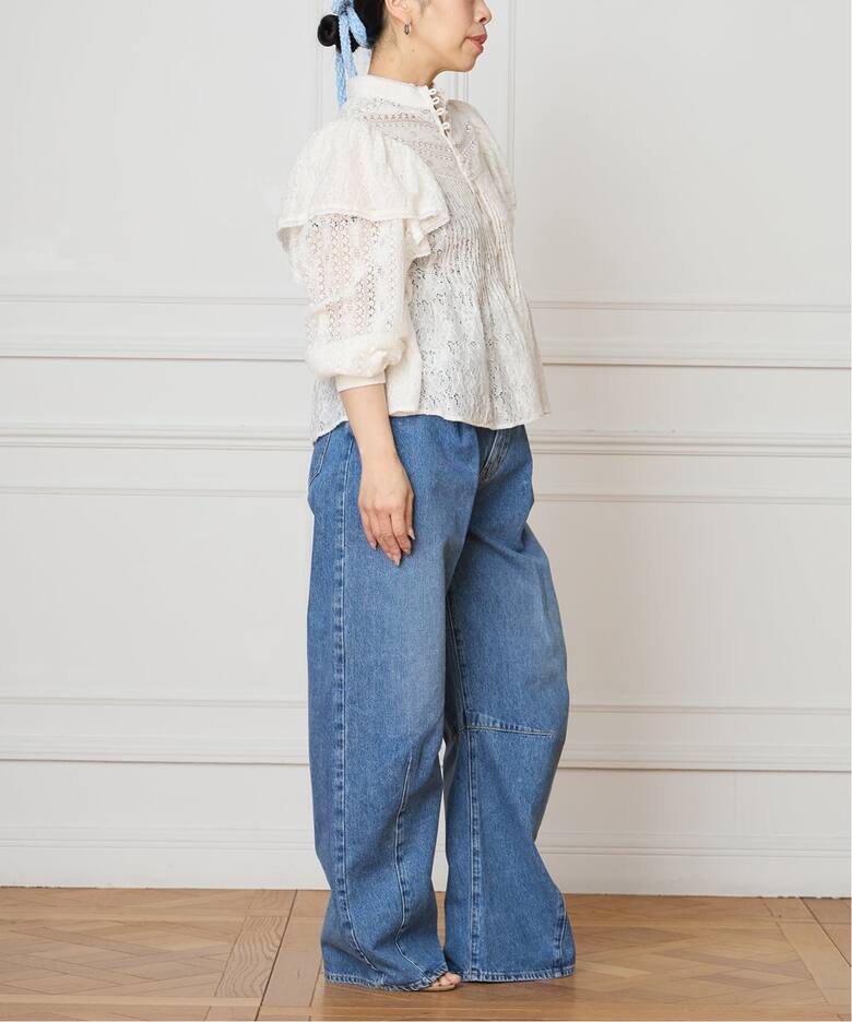IENA LA BOUCLE レースオンレースブラウス（シャツ／ブラウス）｜IENA 
