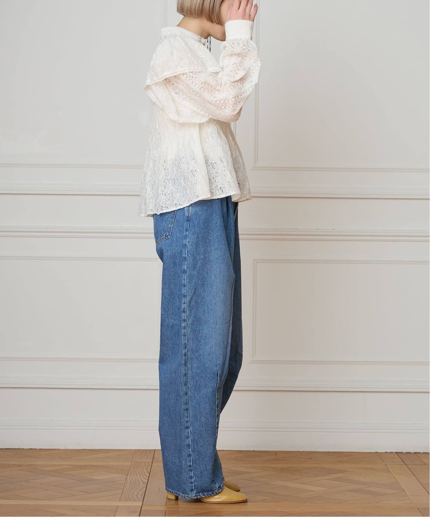 IENA LA BOUCLE レースオンレースブラウス（シャツ／ブラウス）｜IENA