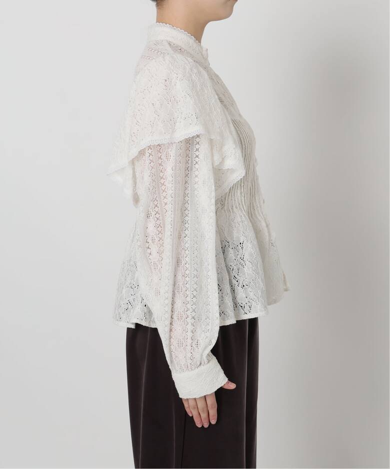 IENA LA BOUCLE レースオンレースブラウス（シャツ／ブラウス）｜IENA 