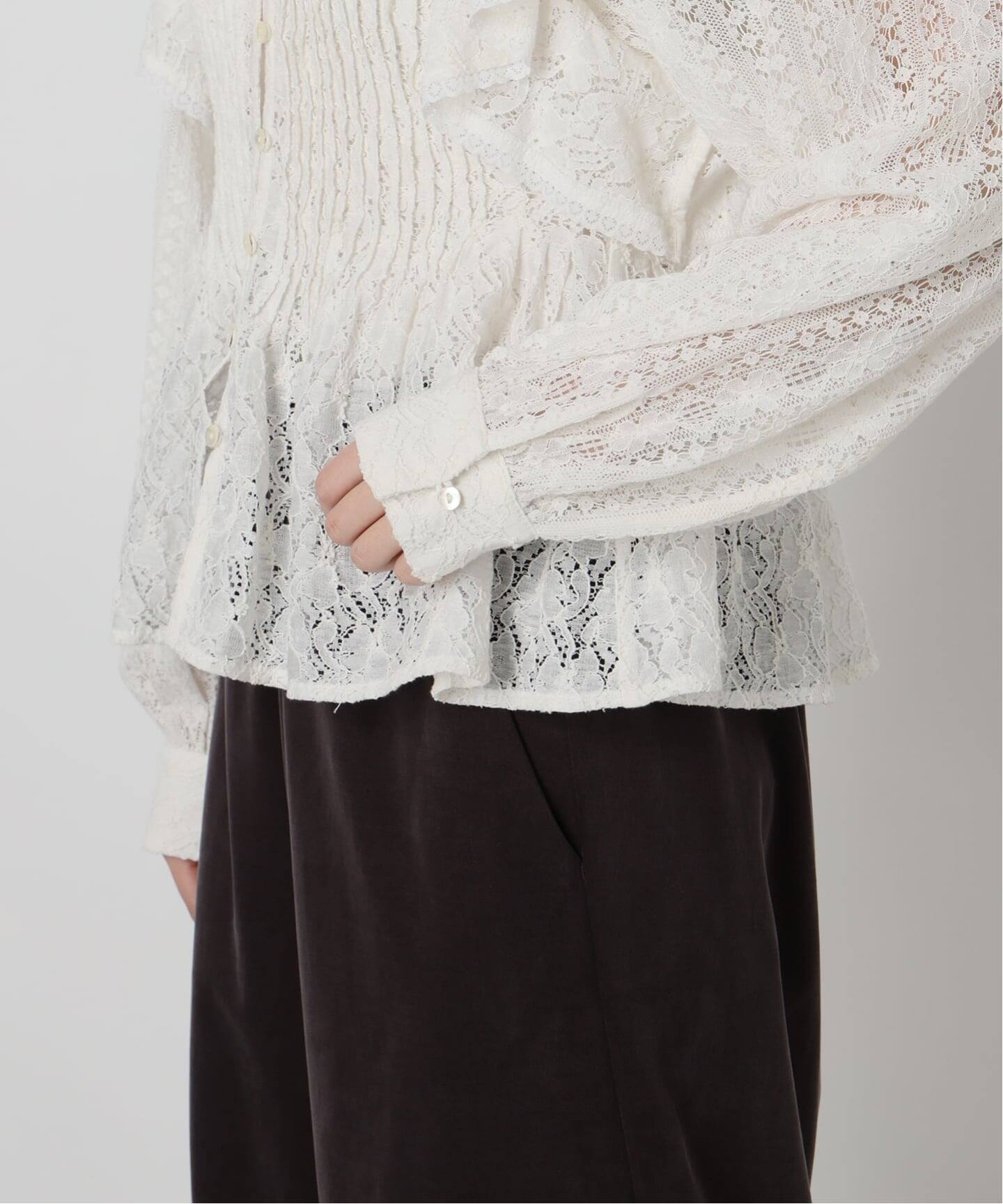IENA LA BOUCLE レースオンレースブラウス（シャツ／ブラウス）｜IENA 