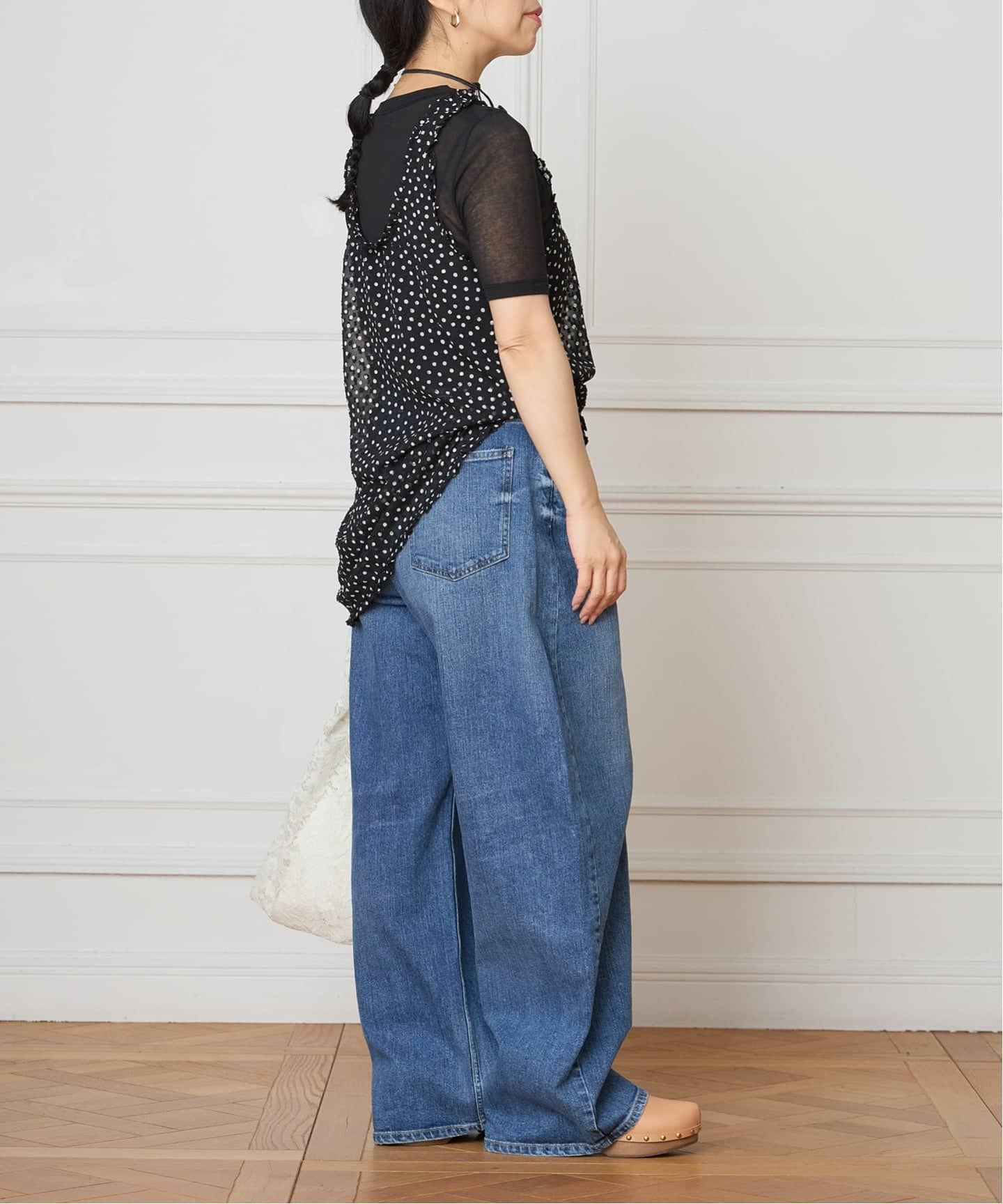 IENA LA BOUCLE シアードットタンクブラウス（シャツ／ブラウス