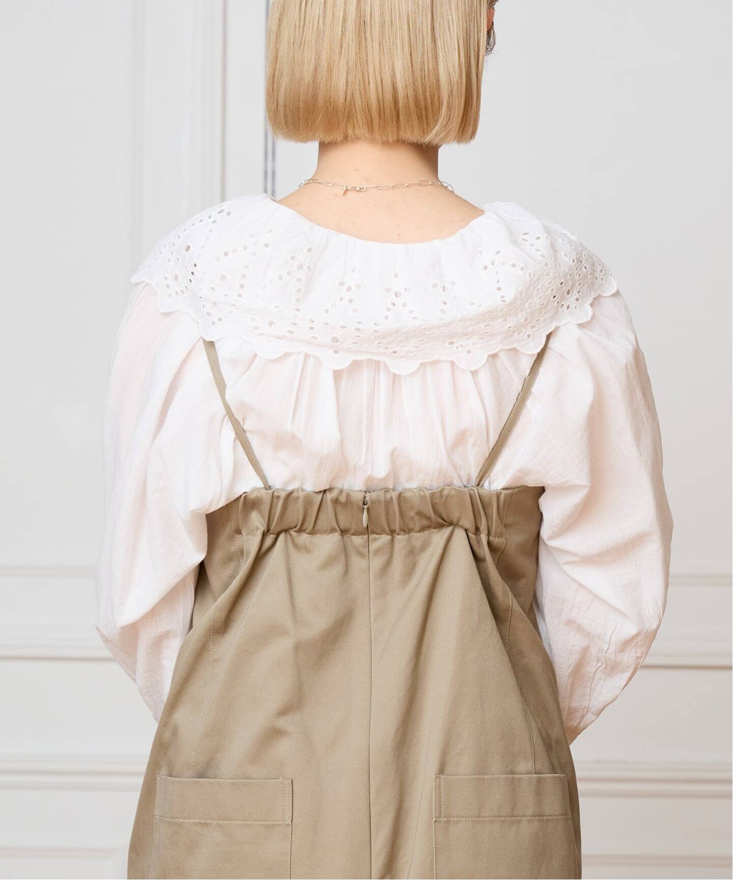 IENA LA BOUCLE シアーフリルブラウス（シャツ／ブラウス）｜IENA