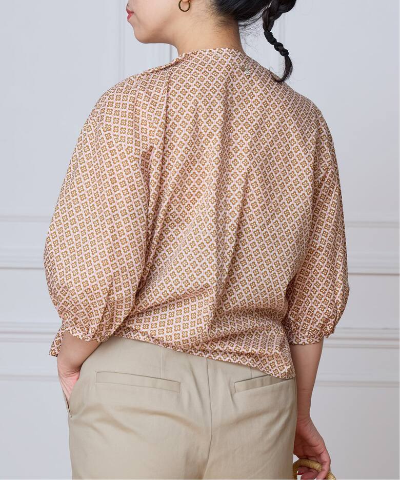 IENA LA BOUCLE リバティギャザーブラウス（シャツ／ブラウス）｜IENA 