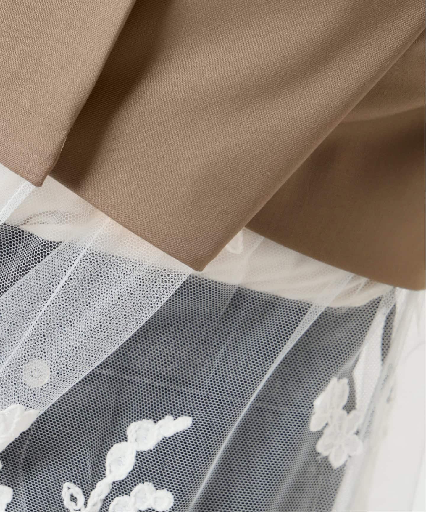 IENA LA BOUCLE チュールレースノースリーブベスト（ベスト）｜IENA