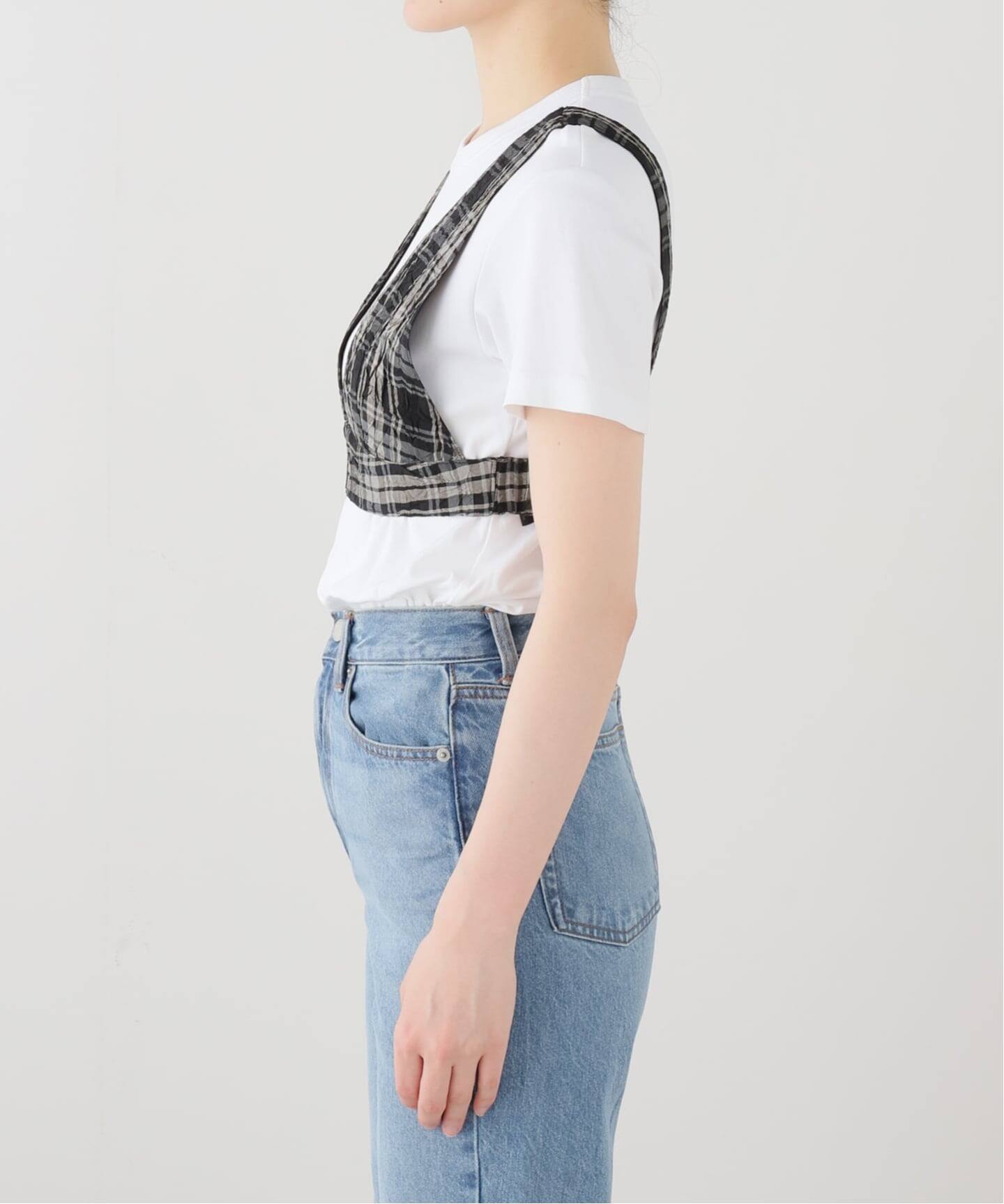 IENA LA BOUCLE キャッチワッシャーチェックビスチェ（その他トップス